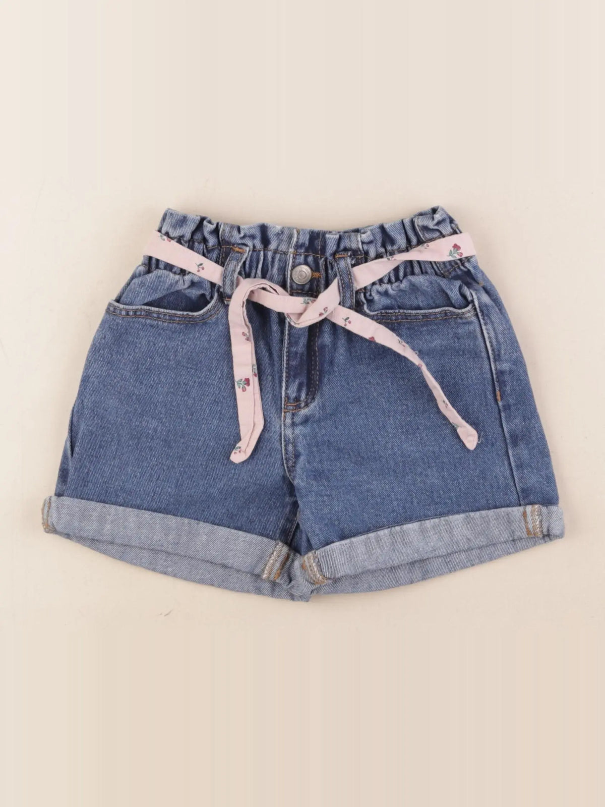 Vertbaudet - short bleu - 4 ans