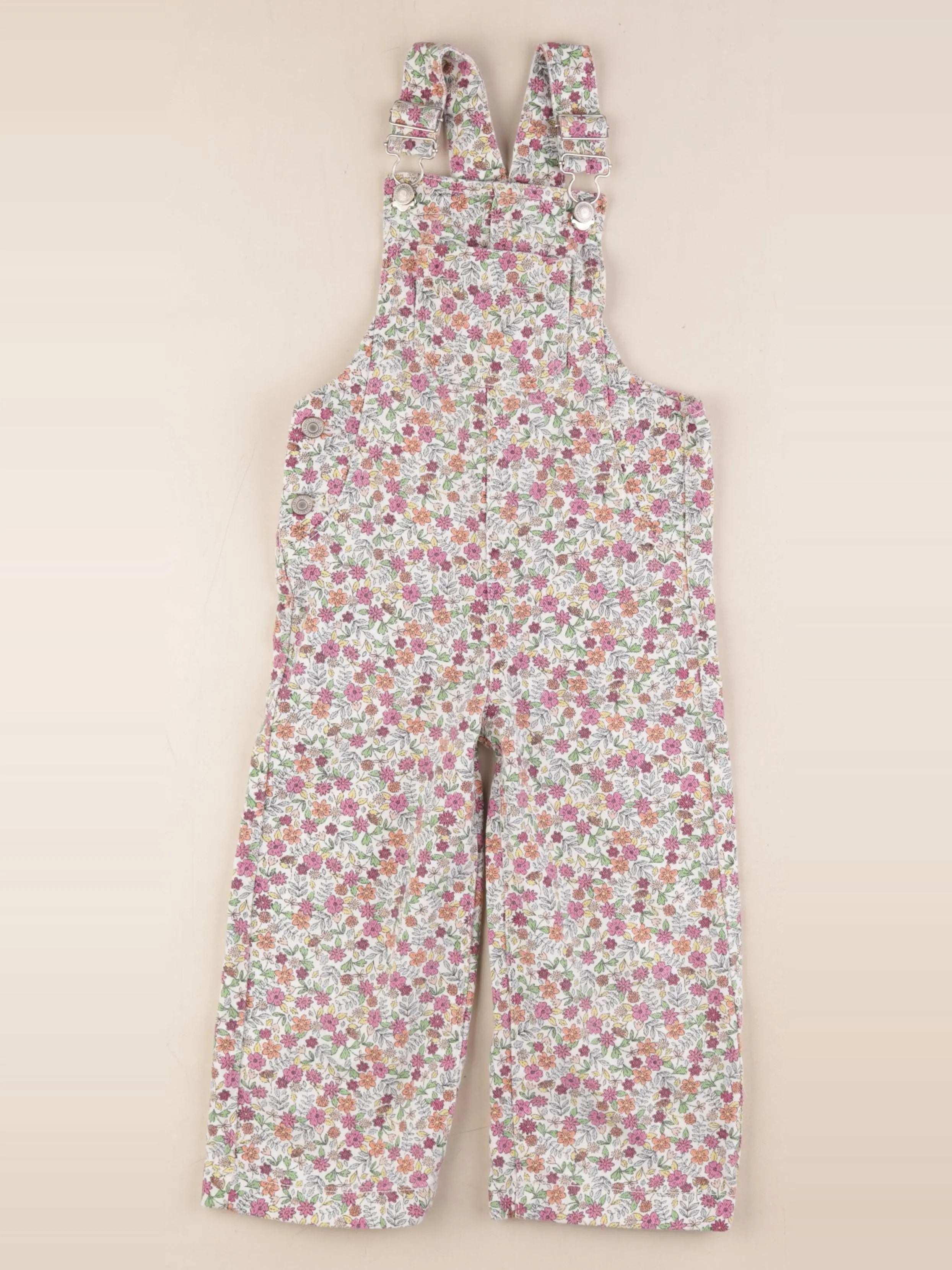 Vertbaudet - salopette multicolore - 4 ans
