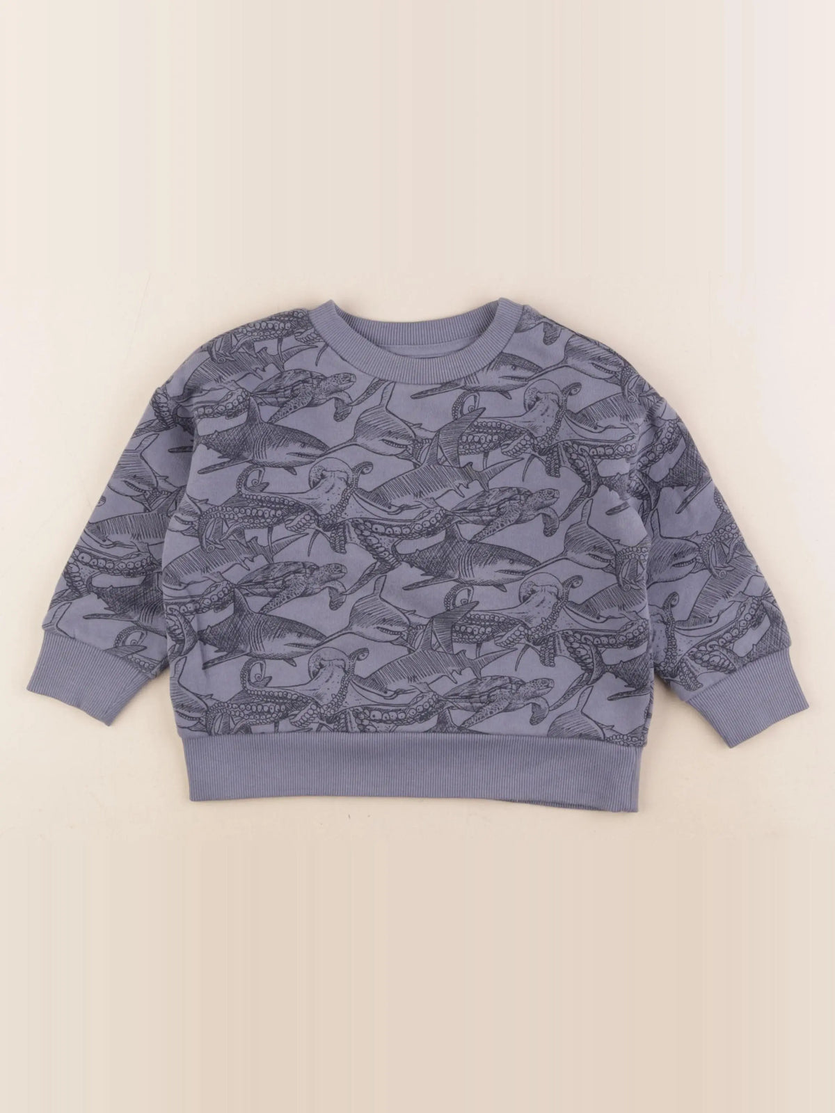 Vertbaudet - sweat bleu - 3 ans