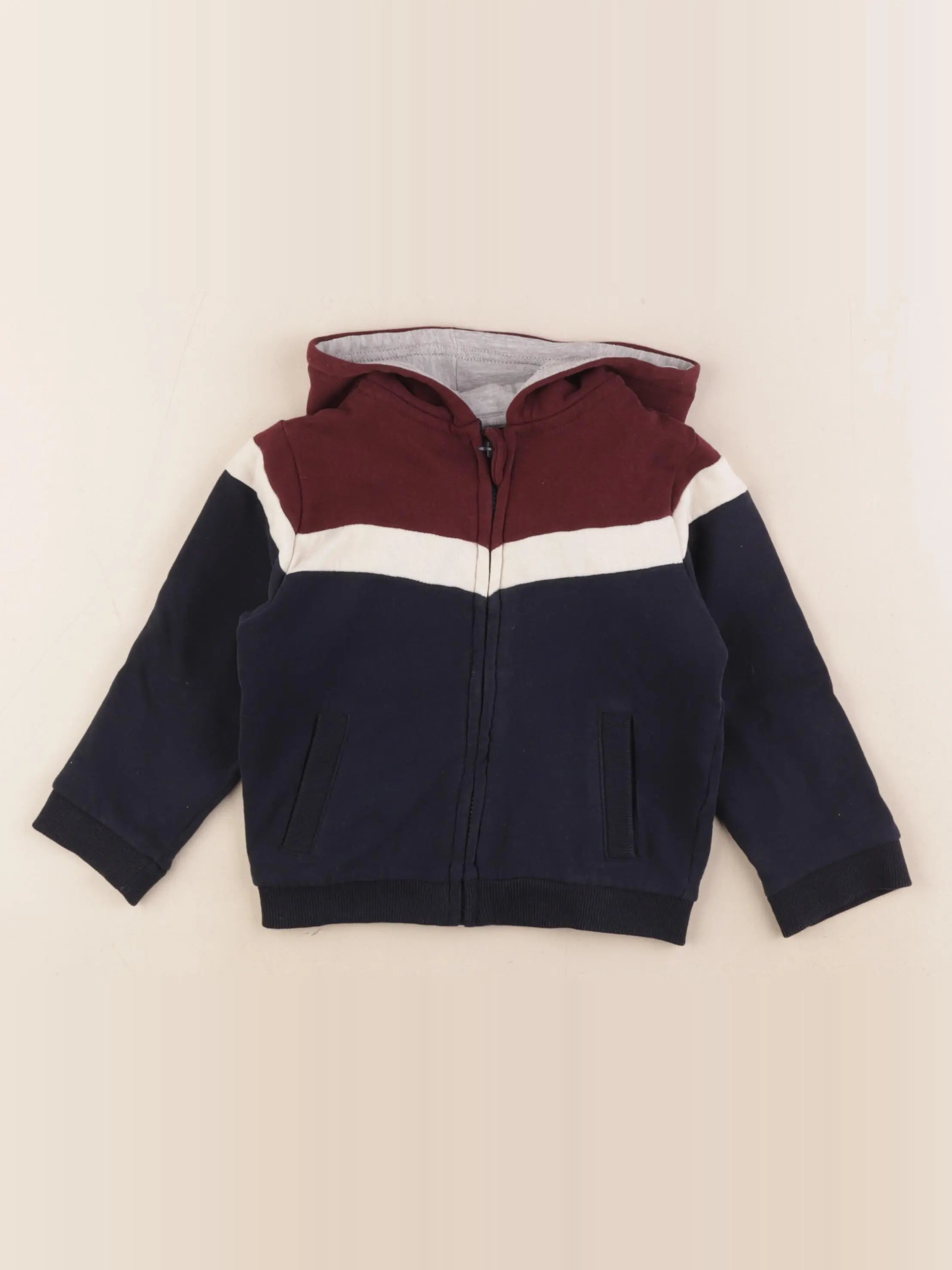 Vertbaudet - sweat multicolore - 24 mois