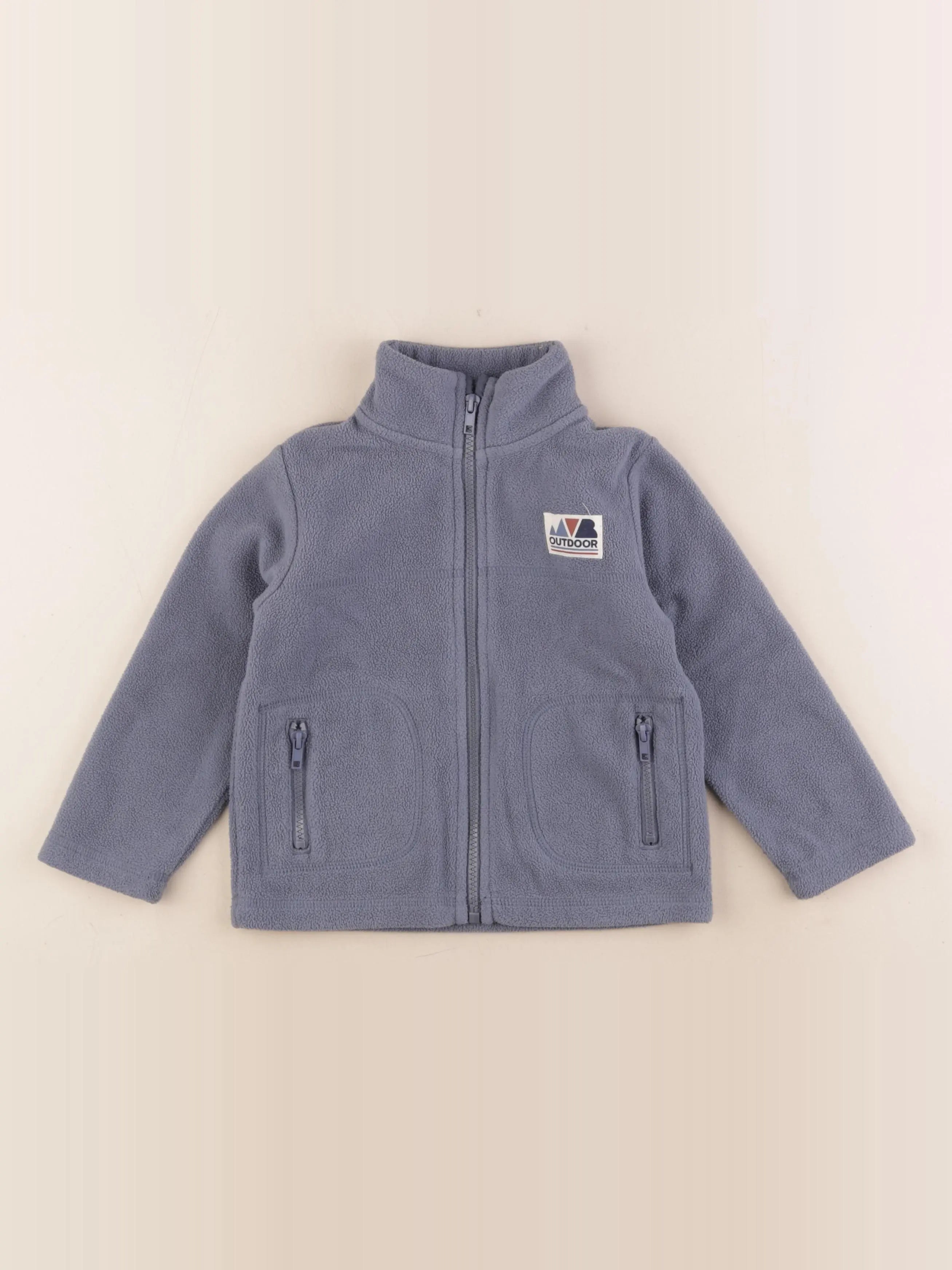 Vertbaudet - polaire bleu - 4 ans