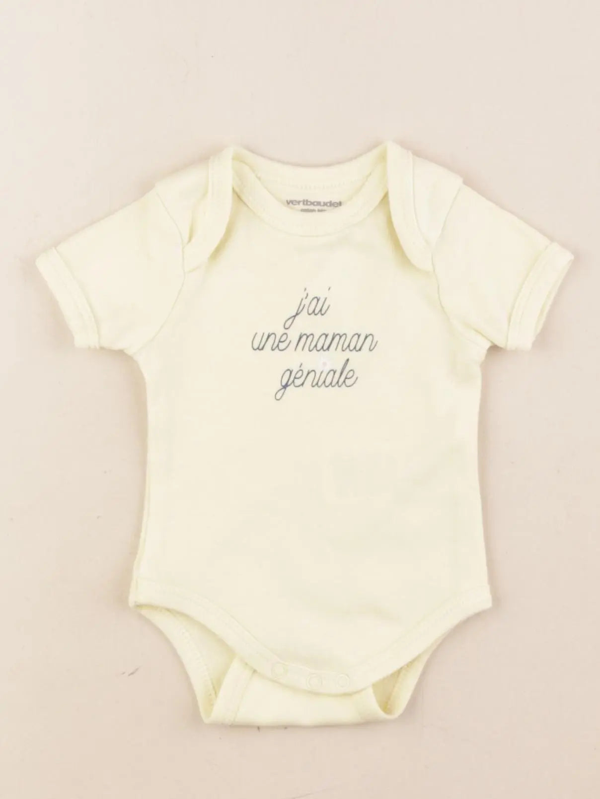 Vertbaudet - body jaune - 3 mois