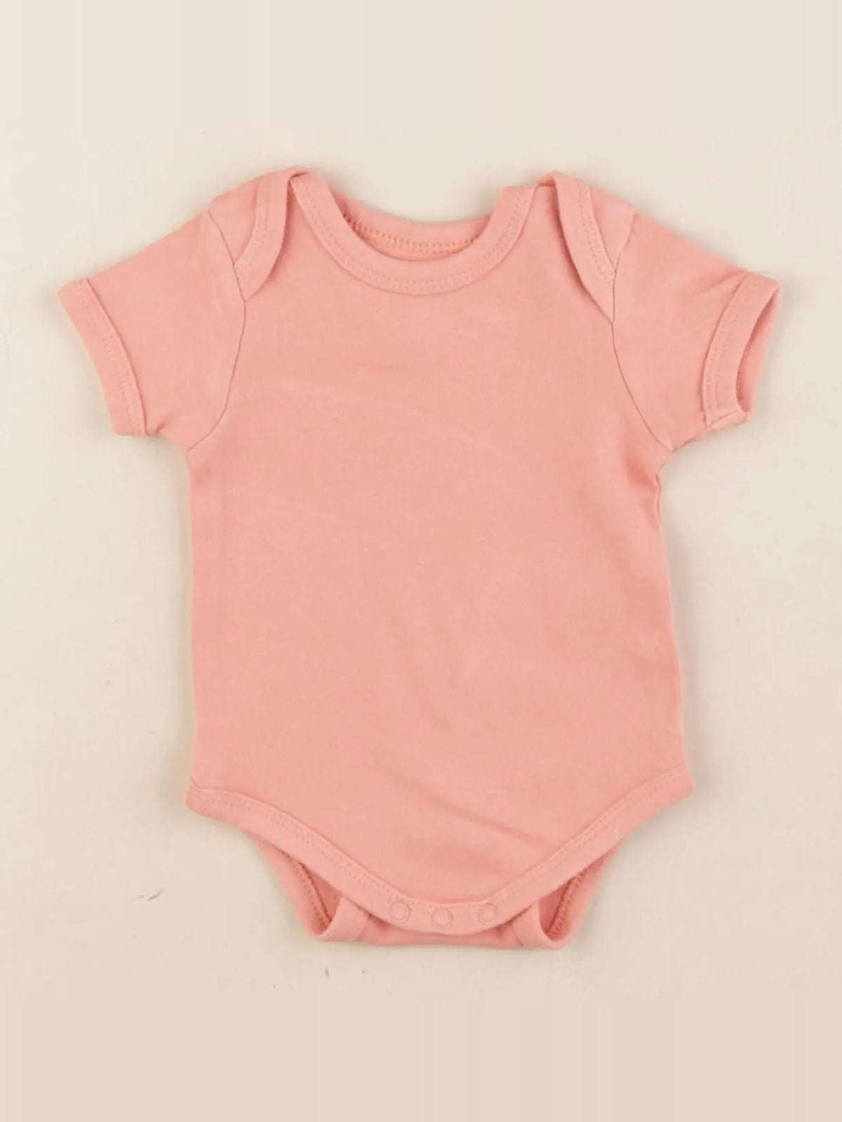 Vertbaudet - body orange - 3 mois