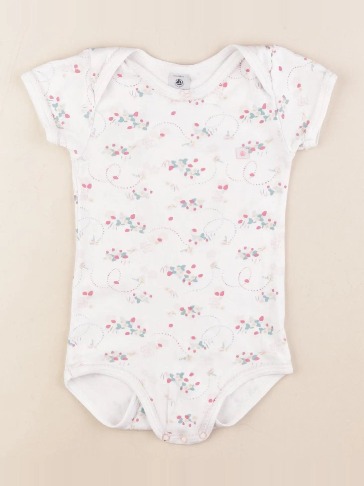 Petit Bateau - body blanc, multicolore - 24 mois