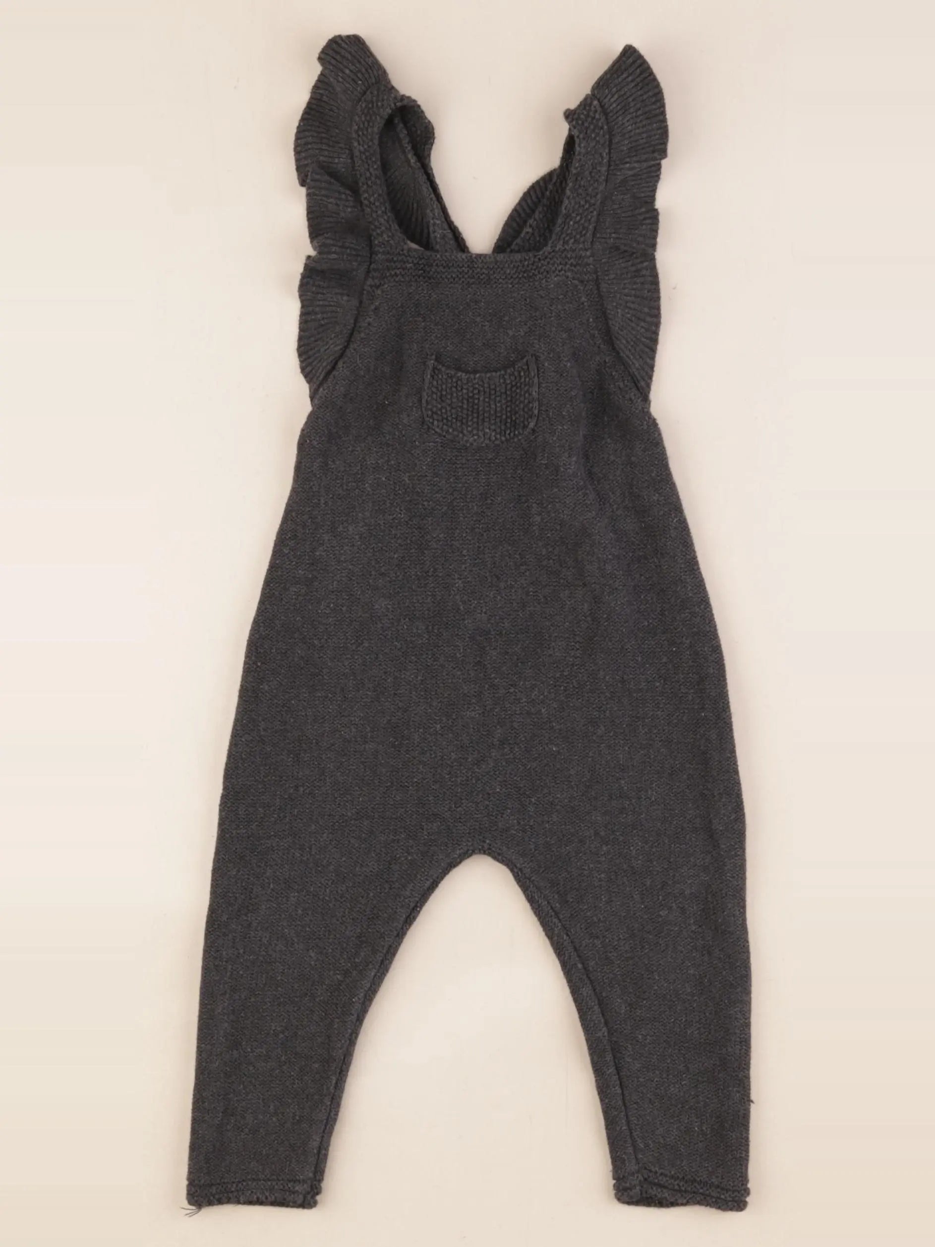 Zara - combinaison gris - 6/9 mois