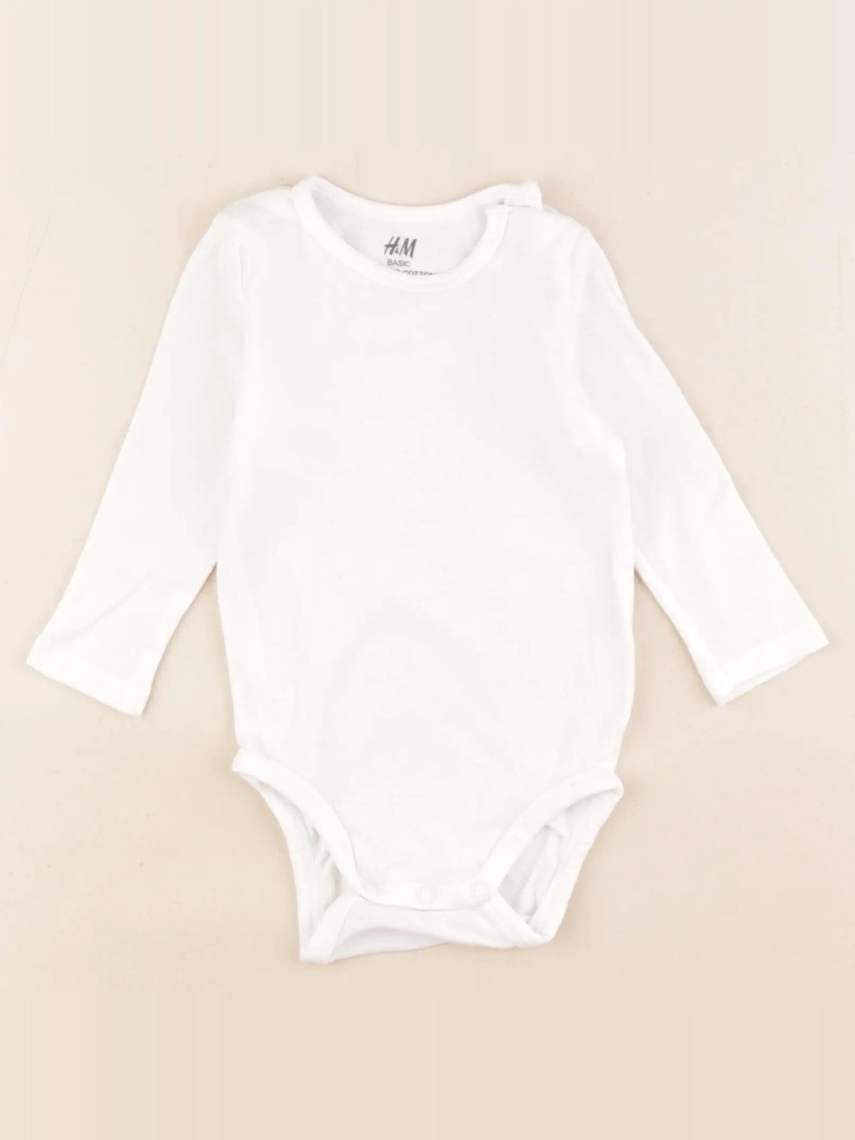 H&M - body blanc - 2/4 mois