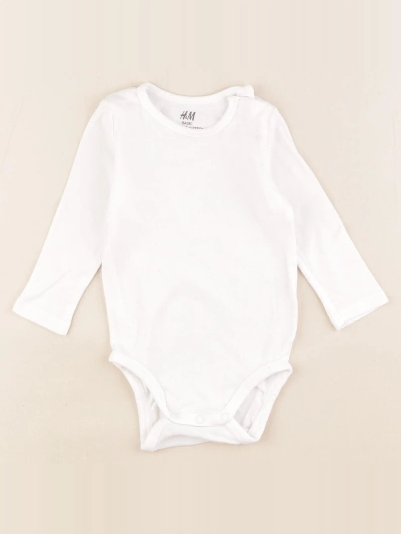 H&M - body blanc - 2/4 mois