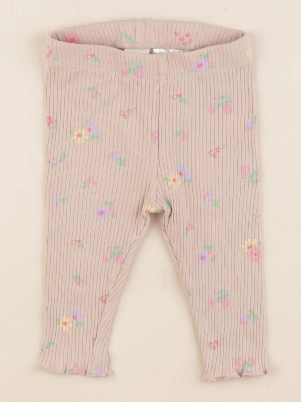 H&M - legging beige - 4/6 mois
