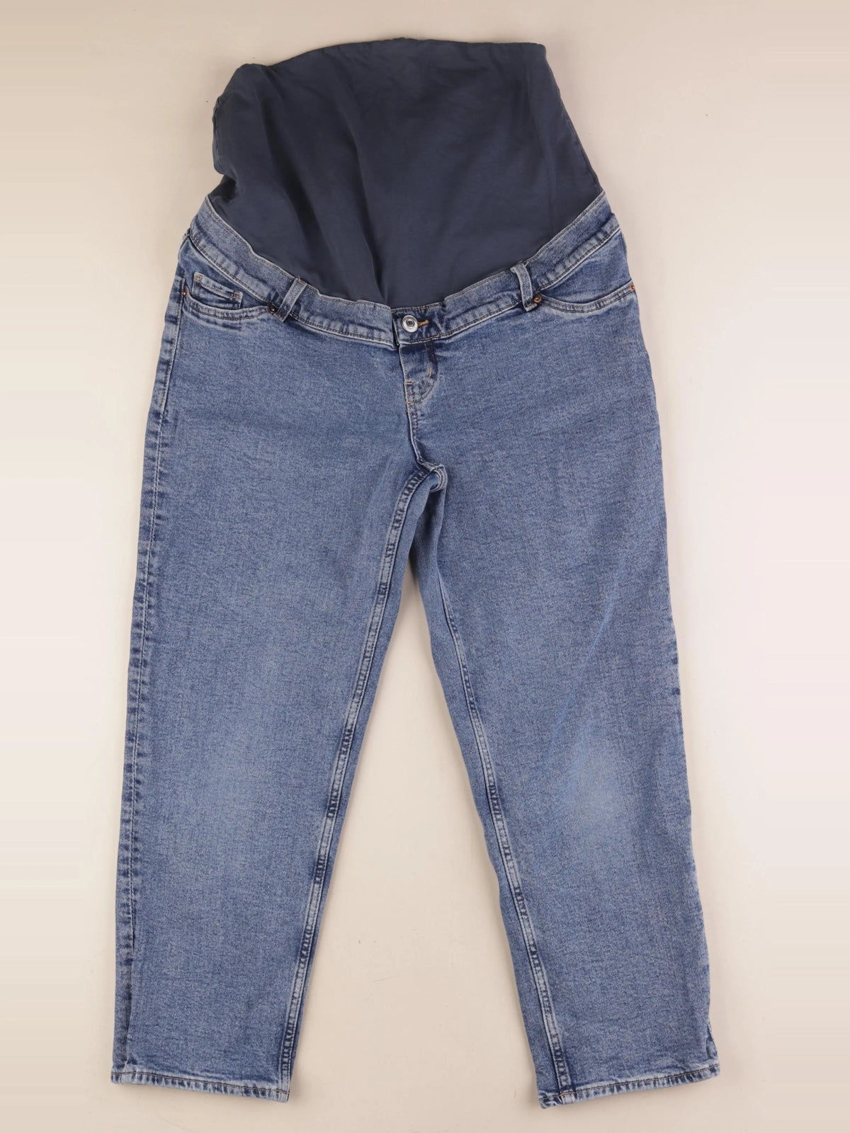 H&M - jean grossesse bleu - m