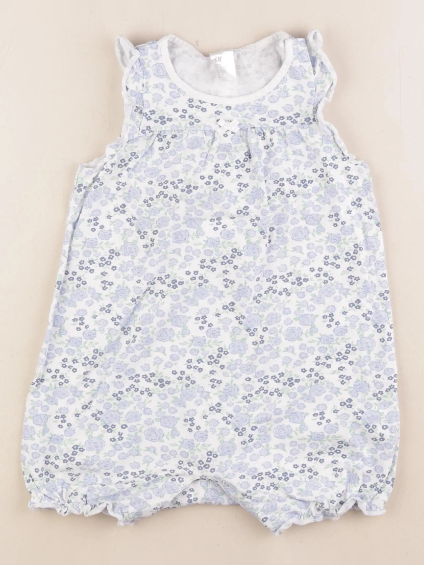 H&M - chemise de nuit coton bleu - 18/24 mois