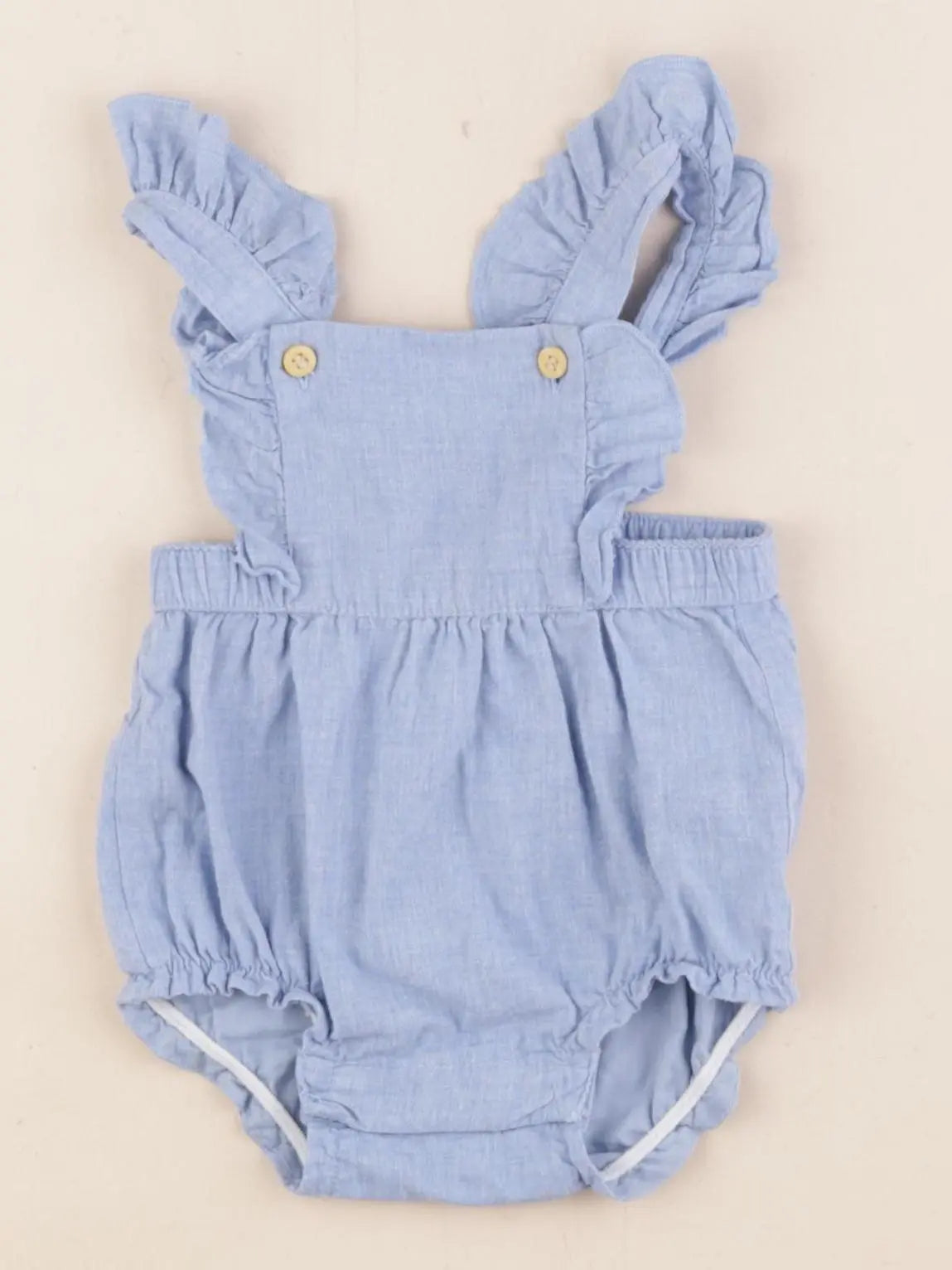 H&M - combinaison bleu - 1/2 mois