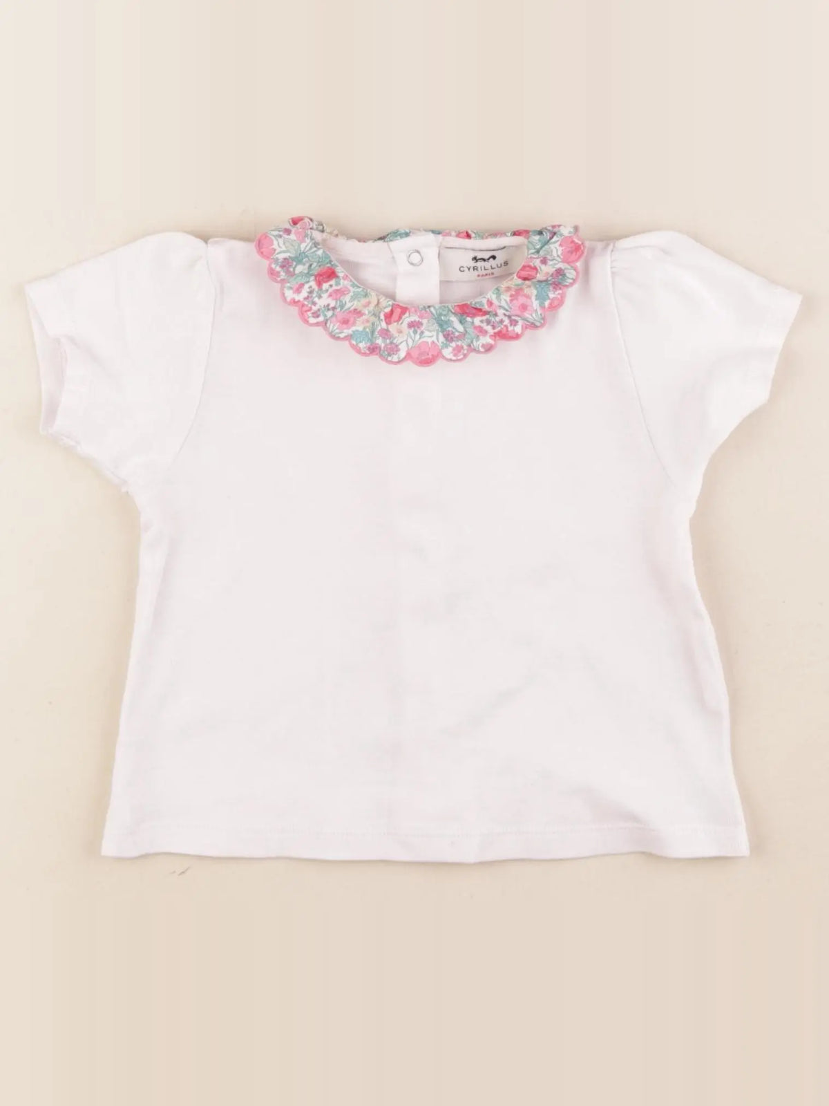 Cyrillus - tee-shirt rose - 18 mois