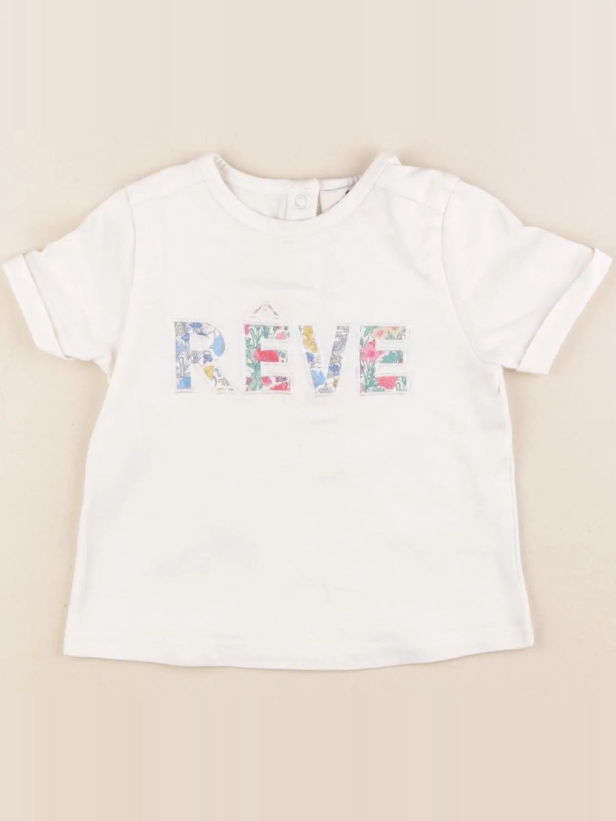Cyrillus - tee-shirt beige - 24 mois