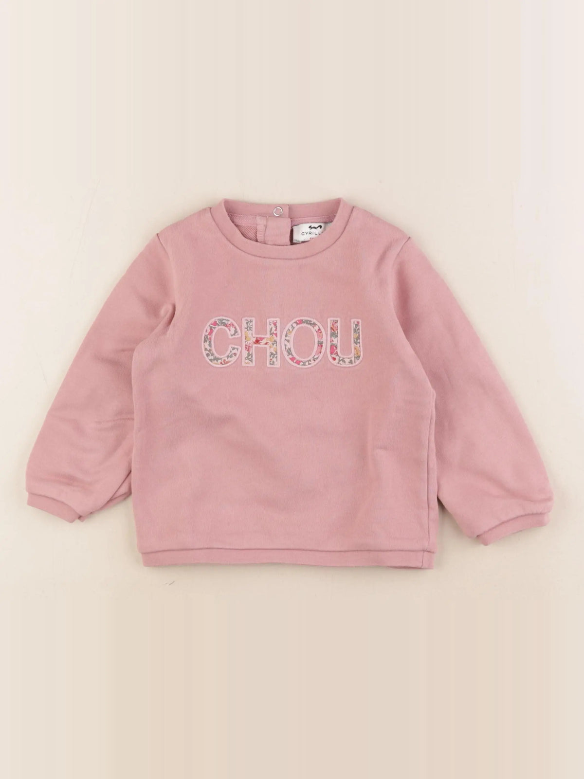 Cyrillus - sweat rose - 24 mois
