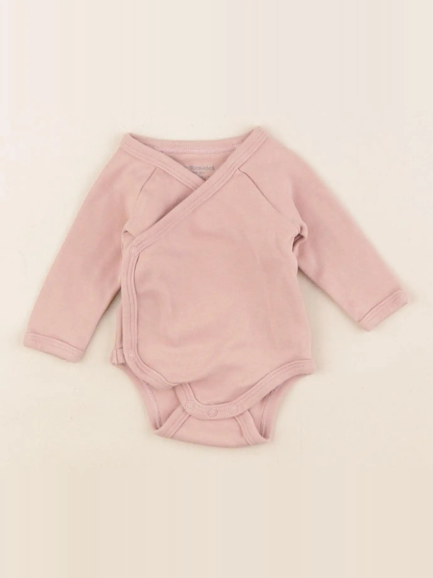 Vertbaudet - body rose - 1 mois