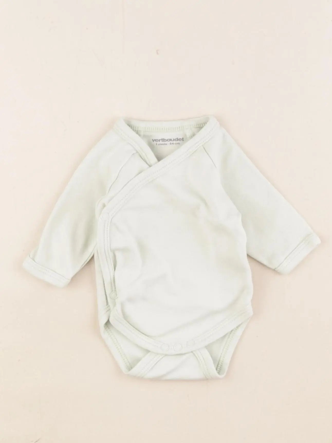 Vertbaudet - body vert - 1 mois