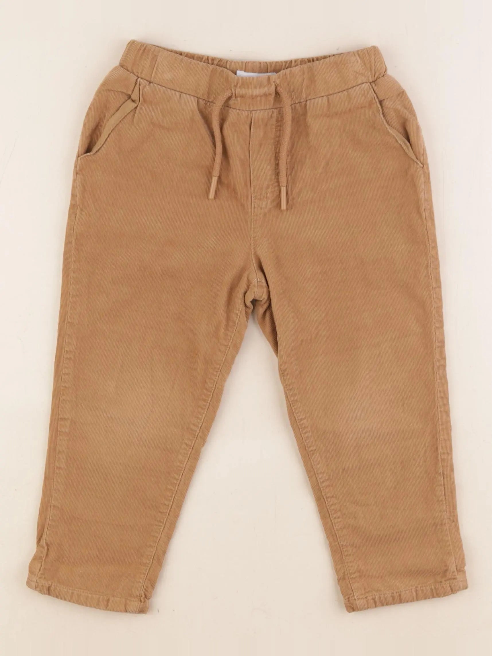 Vertbaudet - pantalon doublé marron - 3 ans