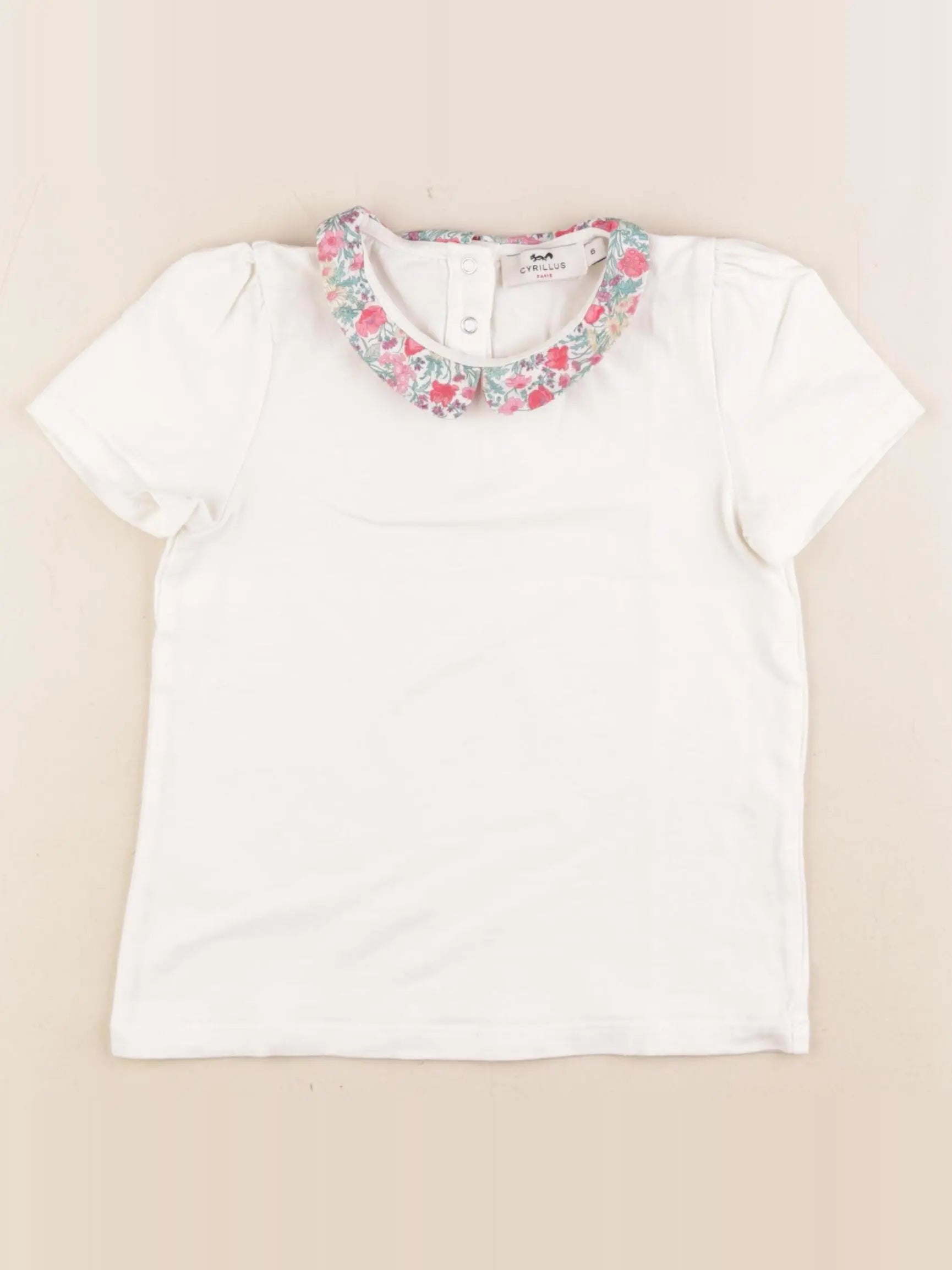 Cyrillus - tee-shirt beige - 6 ans