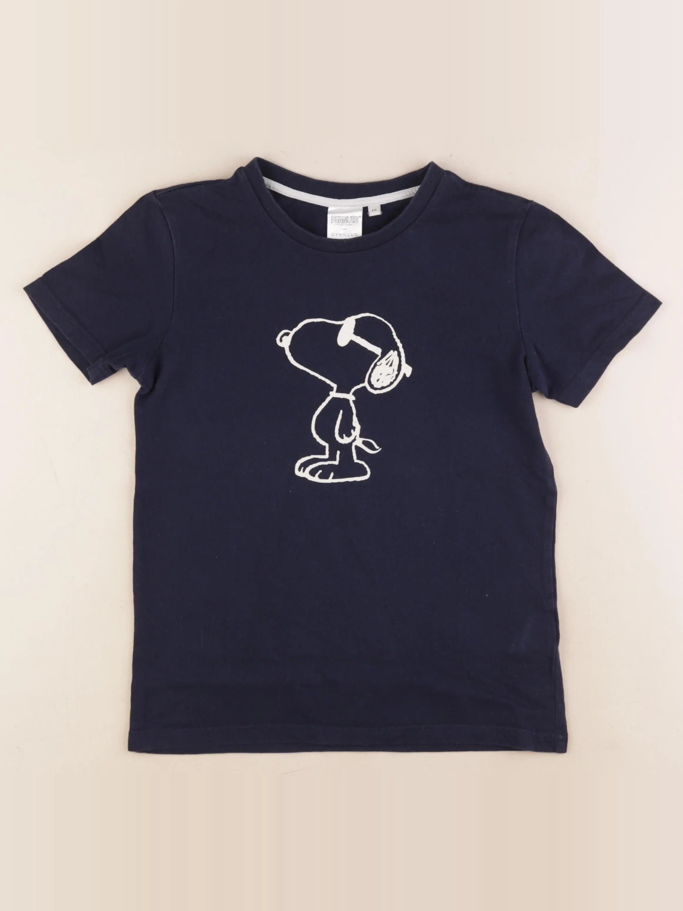 Cyrillus - tee-shirt bleu - 10 ans