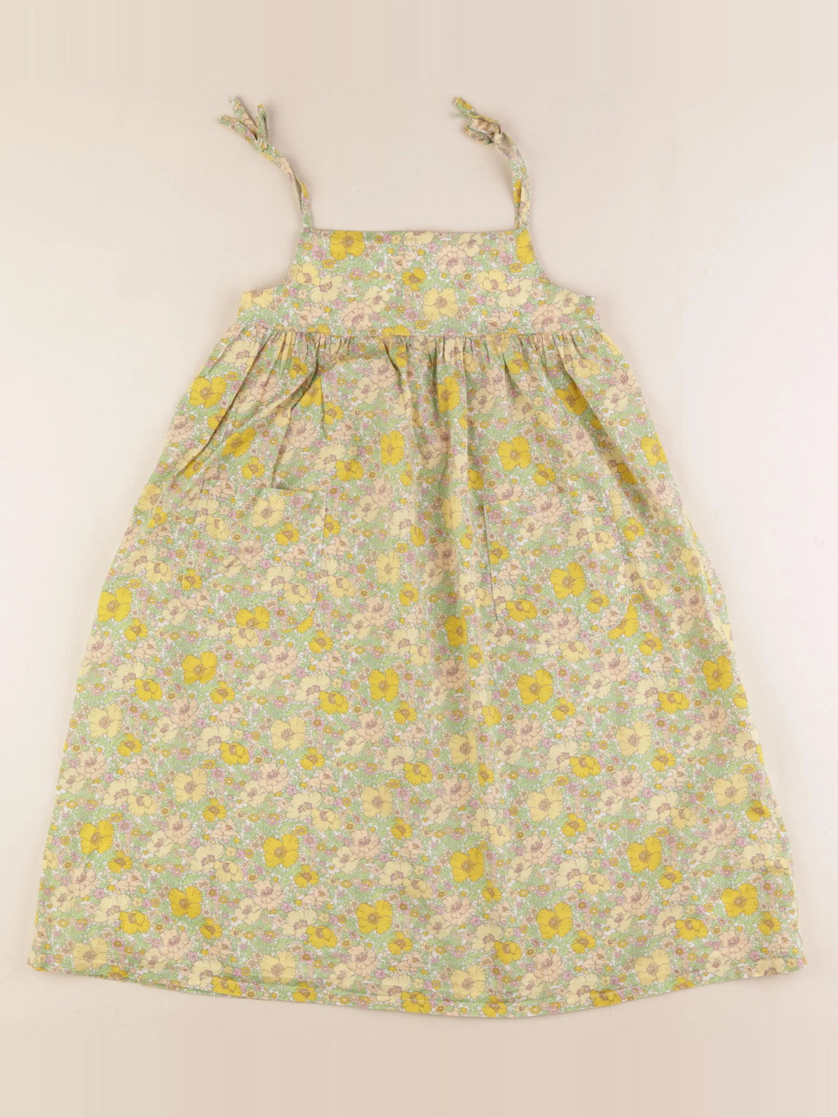 Cyrillus - robe jaune - 8 ans