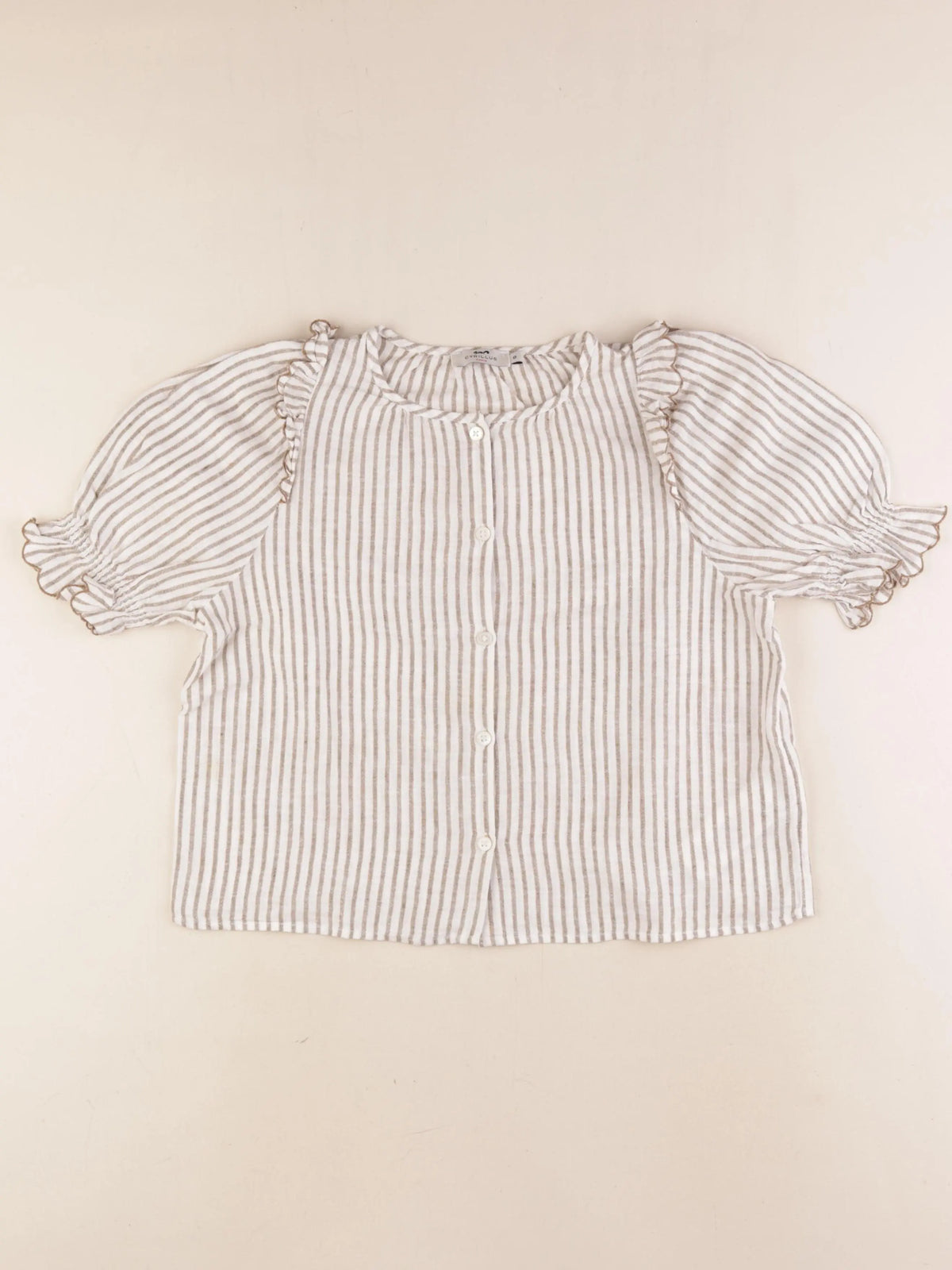 Cyrillus - blouse beige - 8 ans