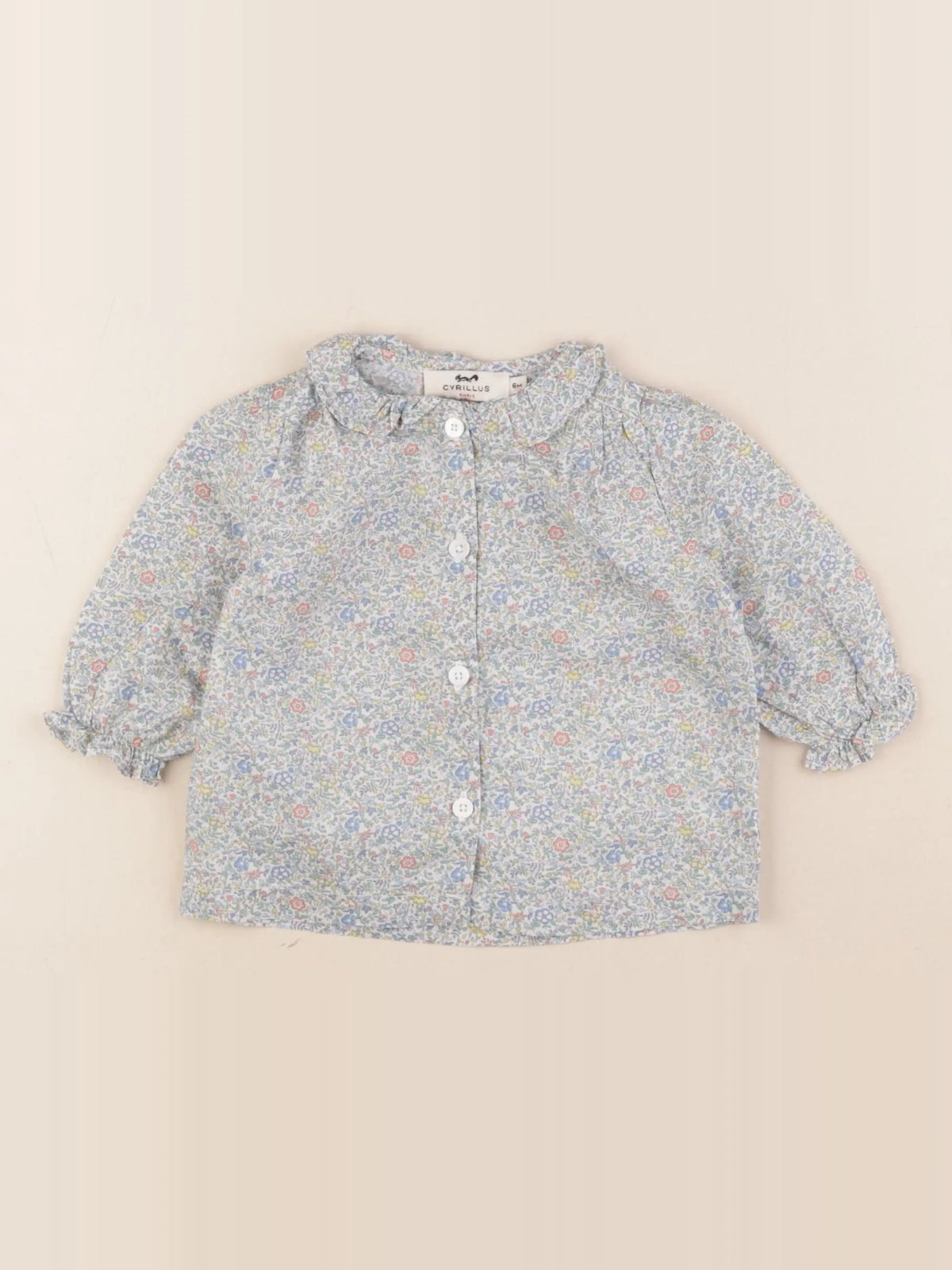 Cyrillus - blouse multicolore - 6 mois