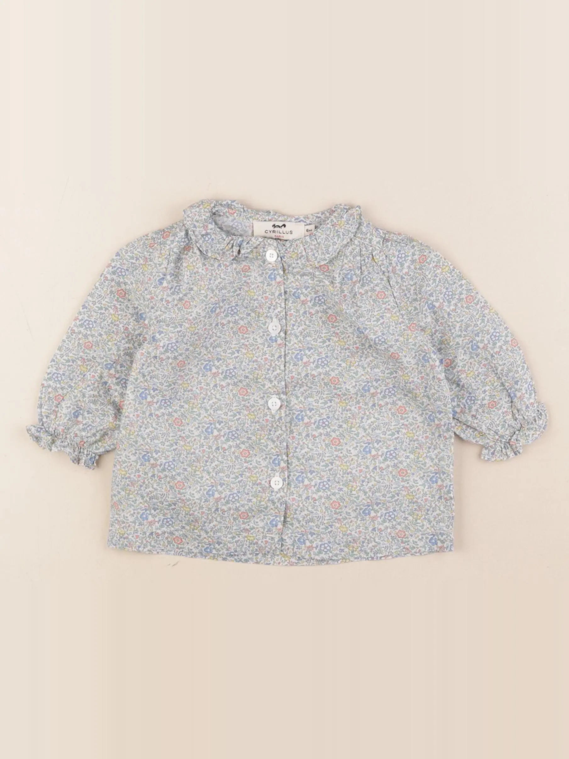 Cyrillus - blouse multicolore - 6 mois