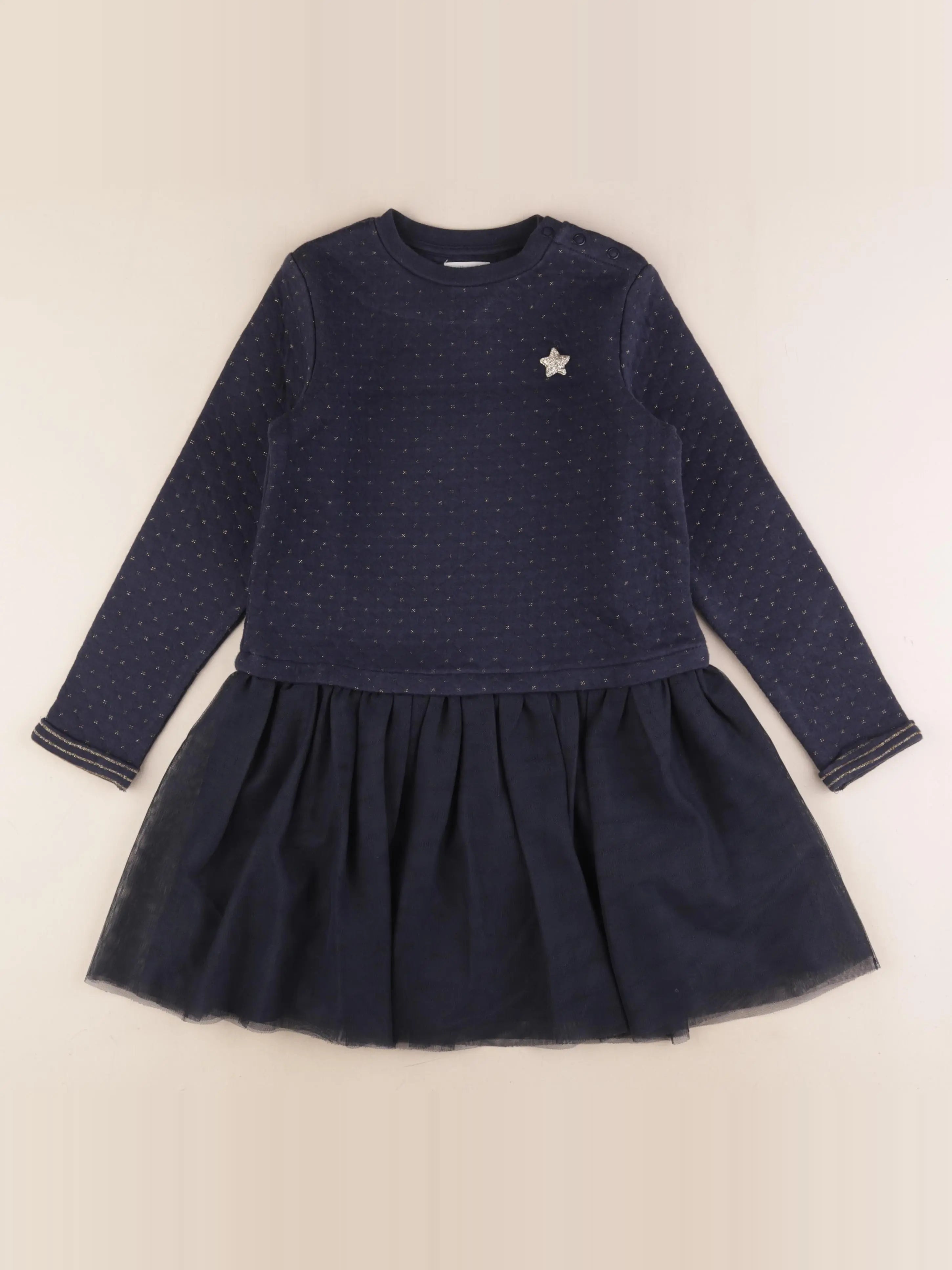 Vertbaudet - robe bleu - 8 ans