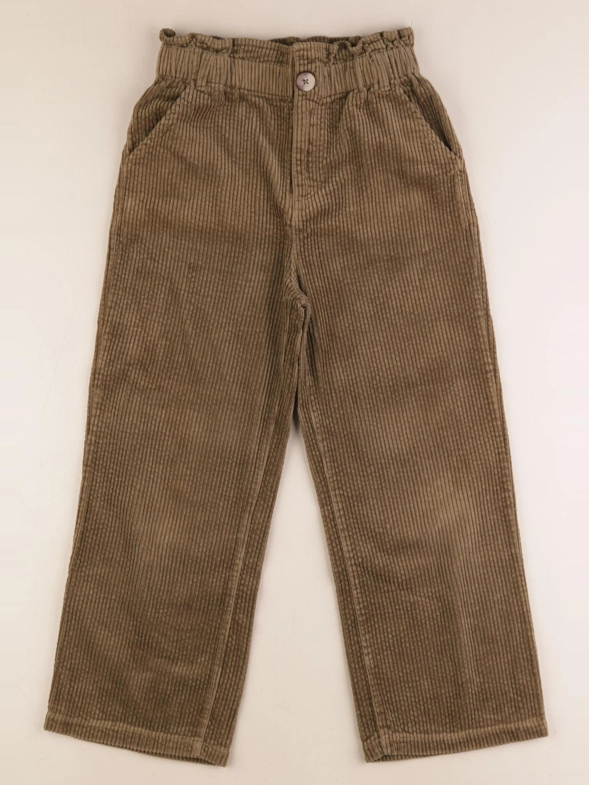 Vertbaudet - pantalon vert - 9 ans