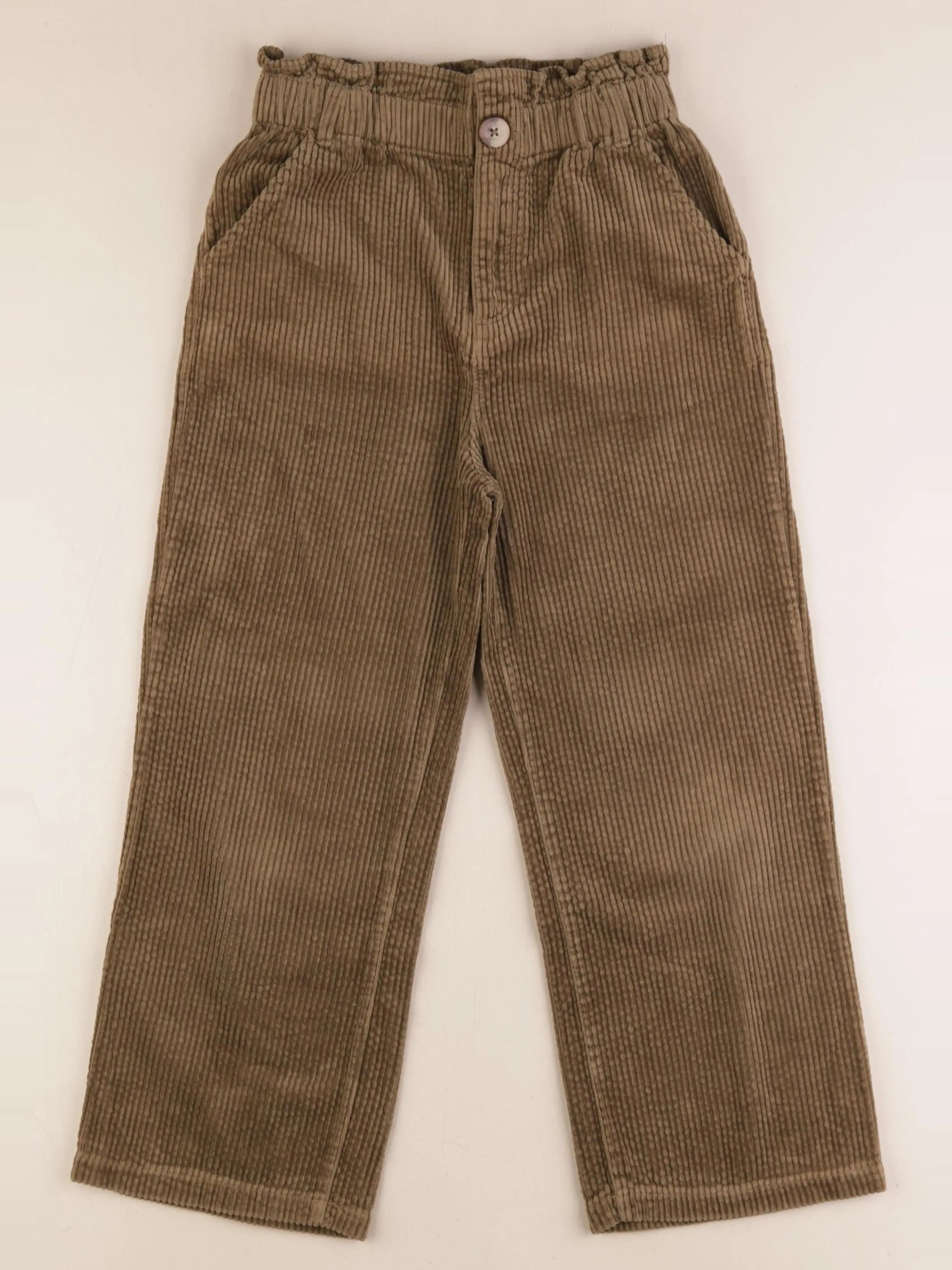 Vertbaudet - pantalon vert - 9 ans