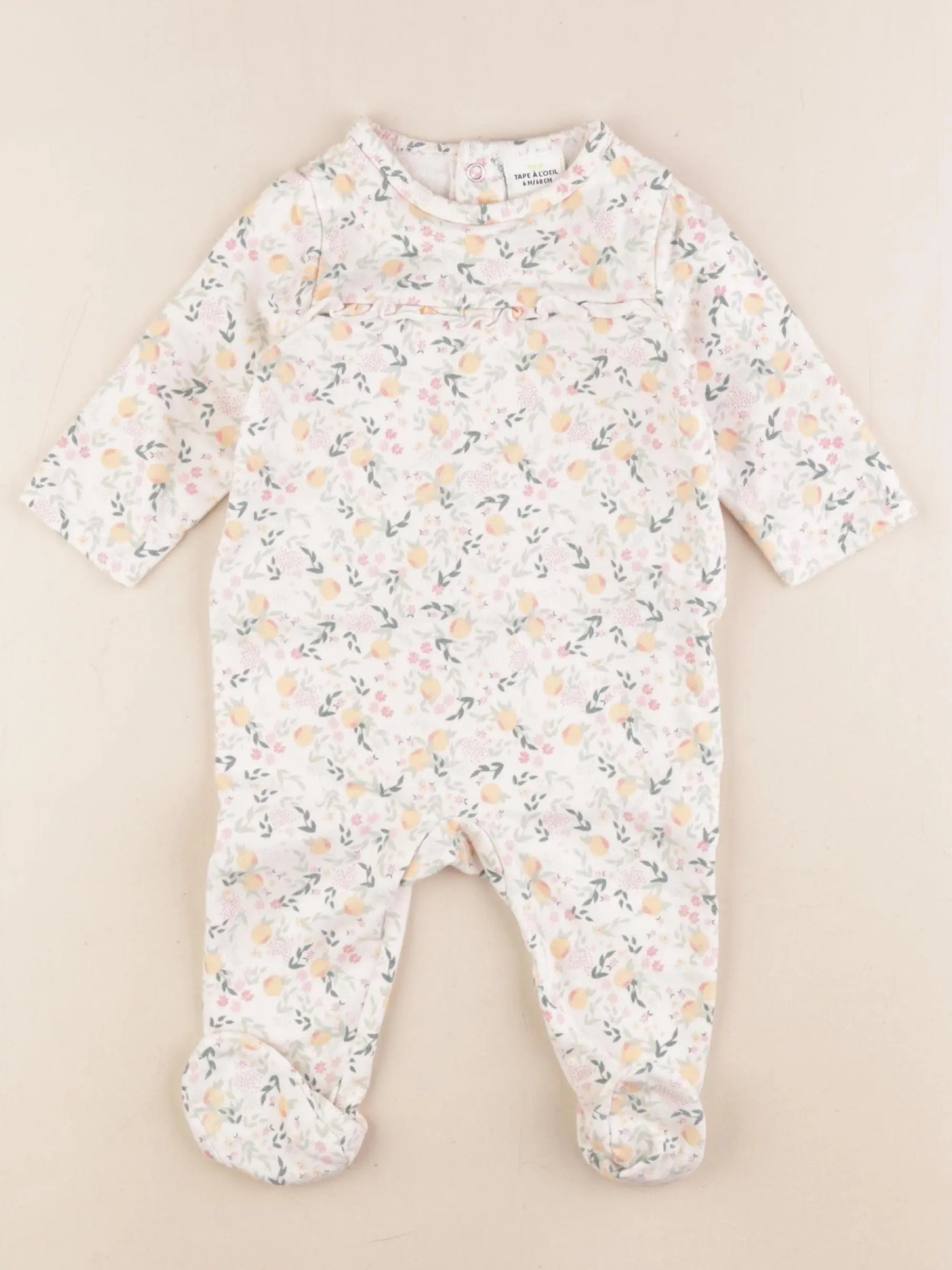 Tape à l'oeil - pyjama coton multicolore - 6 mois