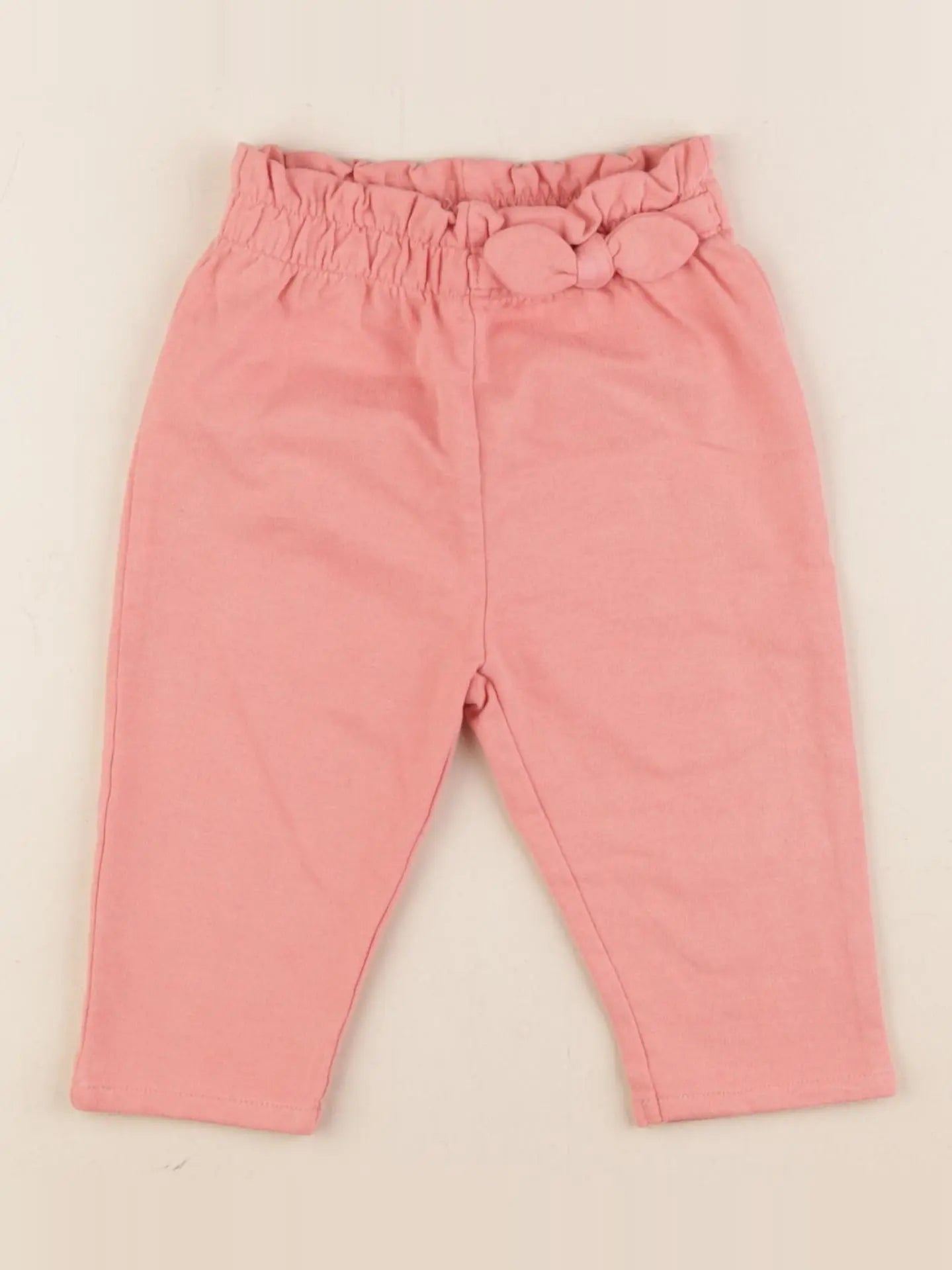 Vertbaudet - pantalon rose - 12 mois