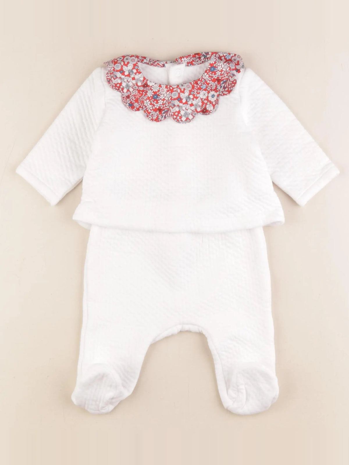 Jacadi - ensemble blanc - 6 mois