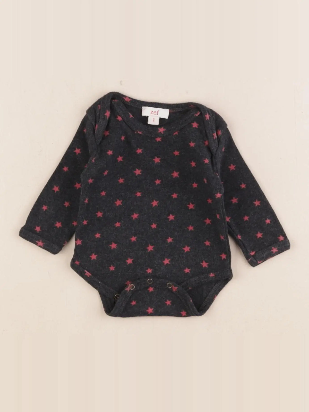 Zef - body gris - 1 mois