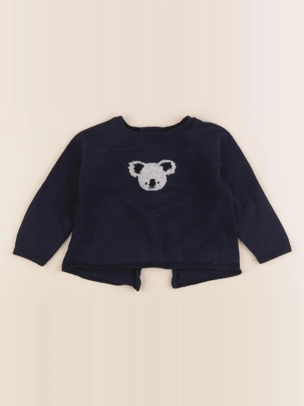 Boutchou - pull bleu - 9 mois
