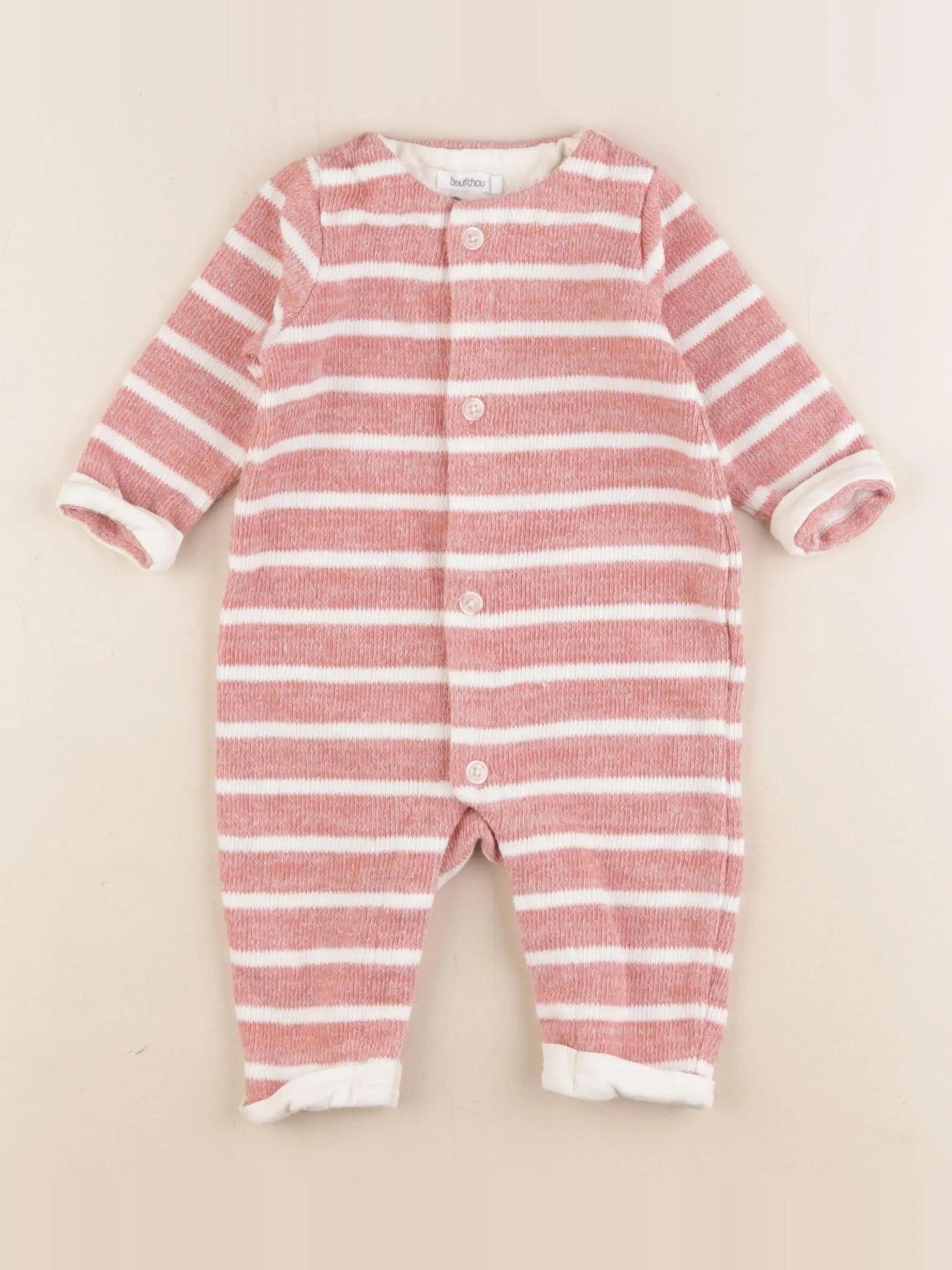 Boutchou - combinaison rose - 3 mois