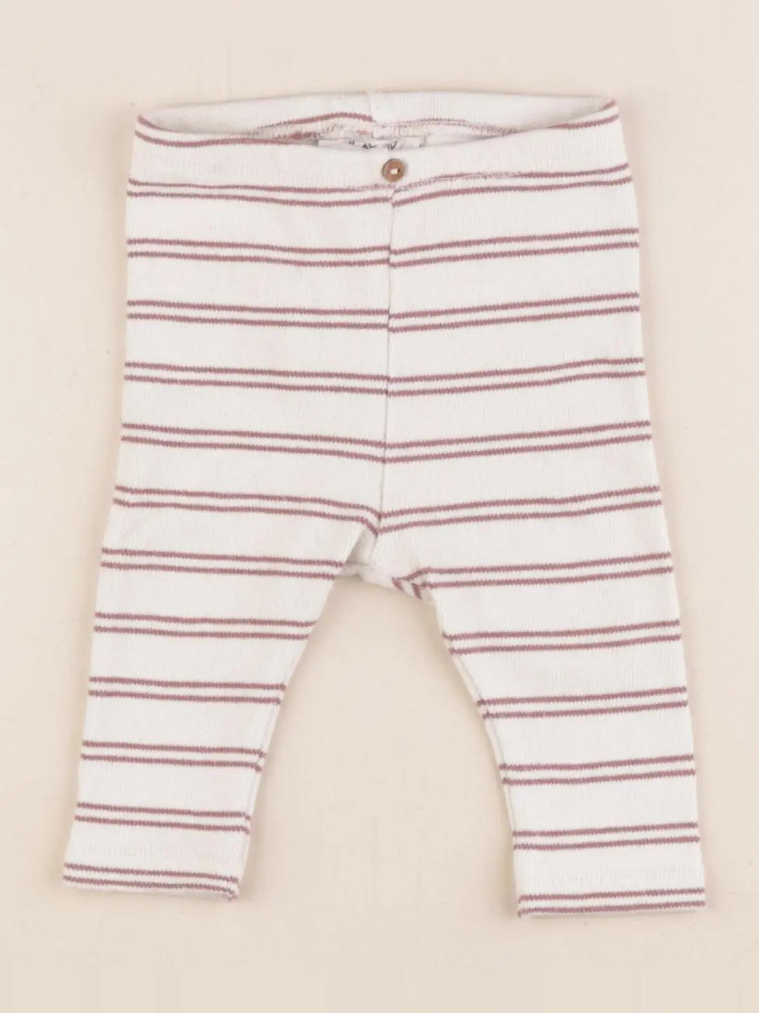 Play Up - legging beige, rouge - 3 mois