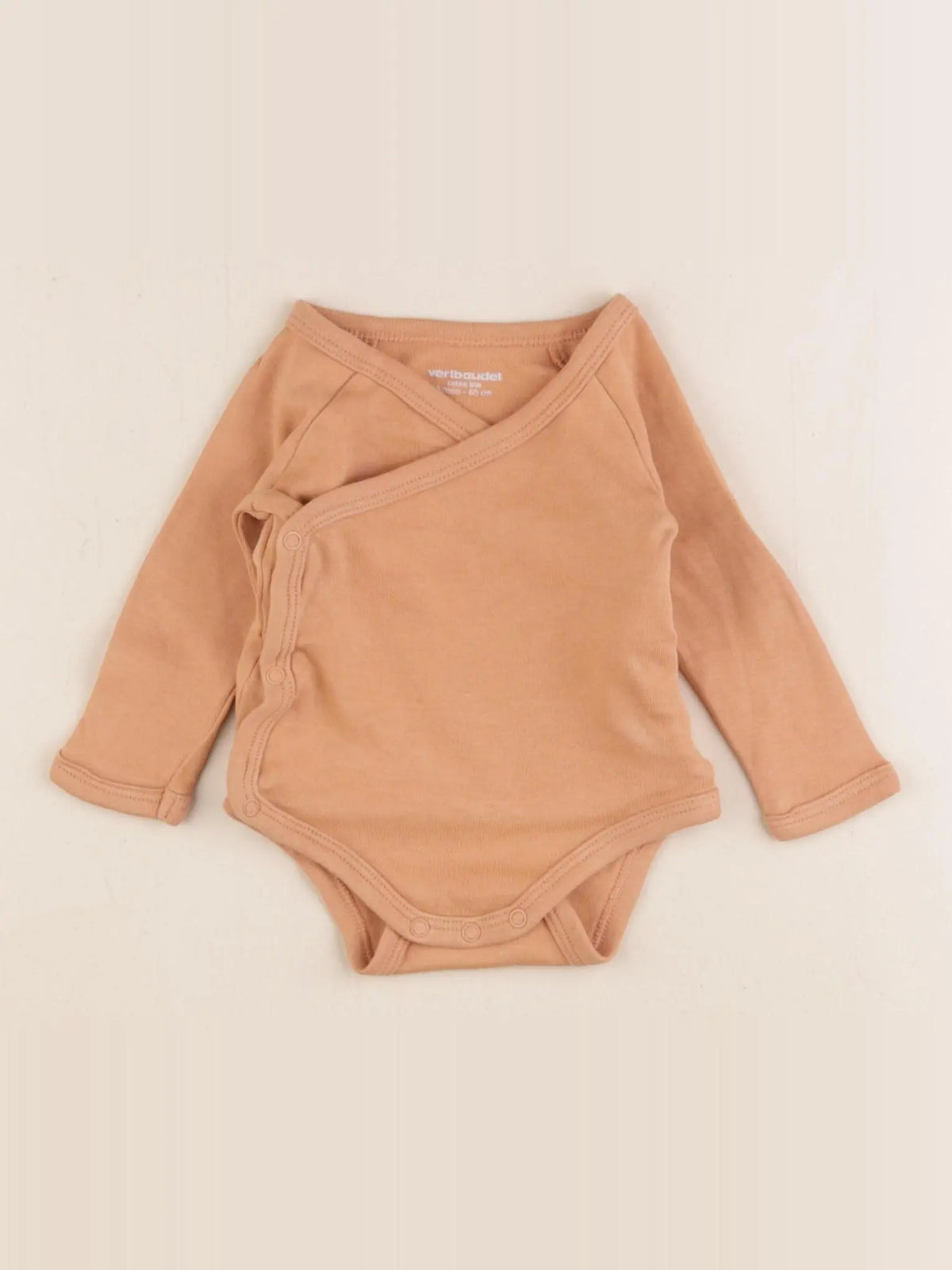 Vertbaudet - body marron - 3 mois