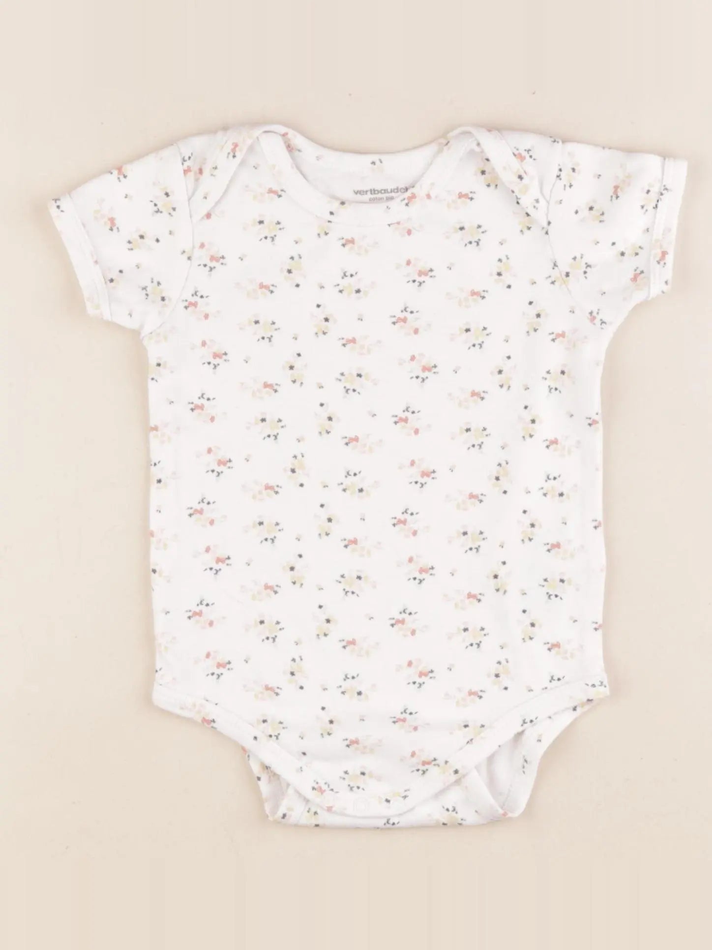 Vertbaudet - body coton multicolore - 18 mois