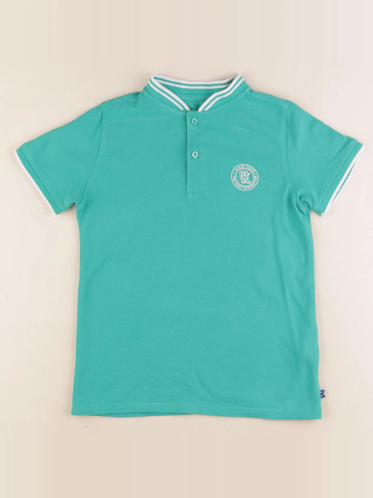 Okaidi - polo vert - 8 ans