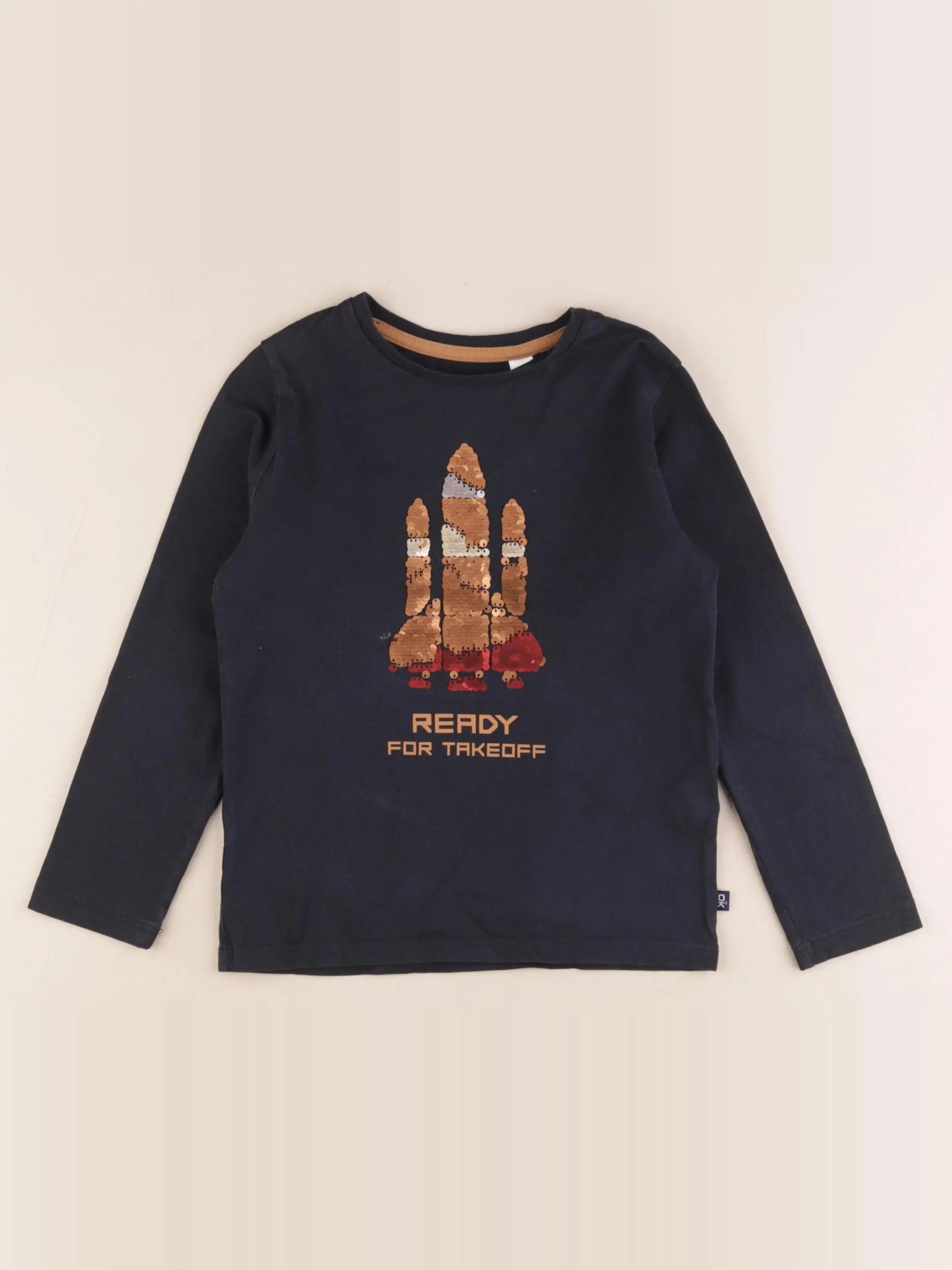 Okaidi - tee-shirt noir - 4 ans
