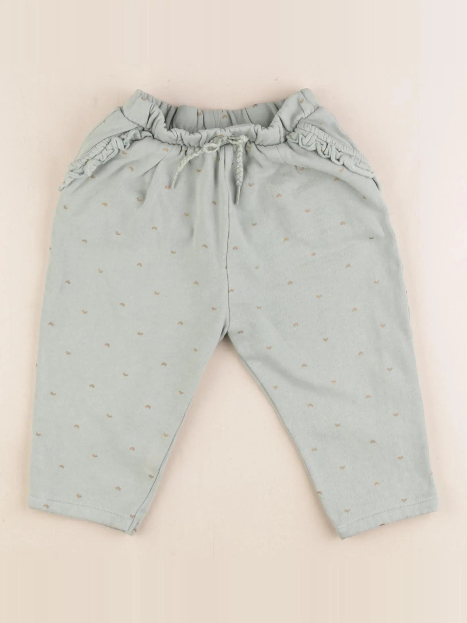 Vertbaudet - pantalon vert - 18 mois