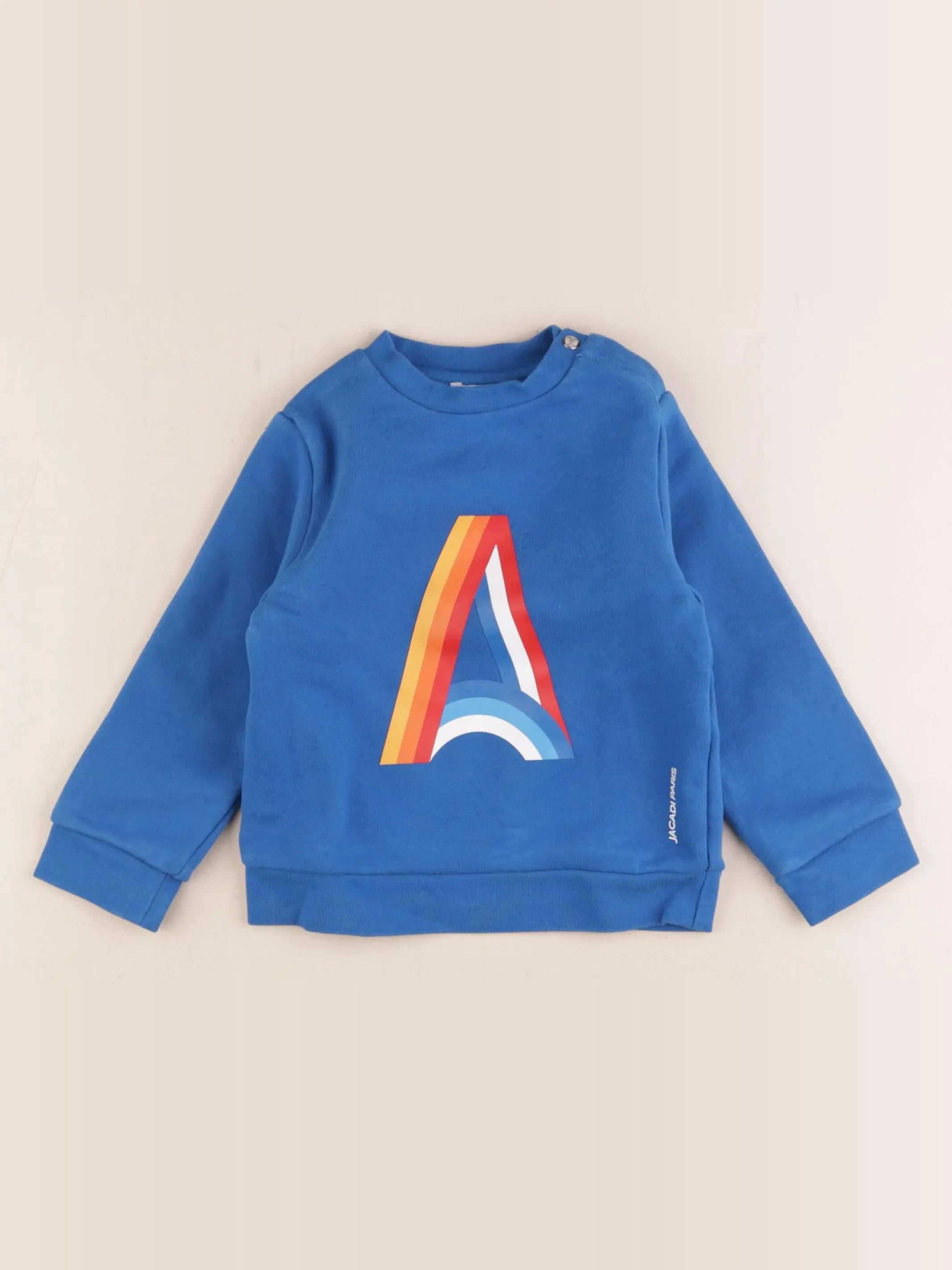 Jacadi - sweat bleu - 24 mois