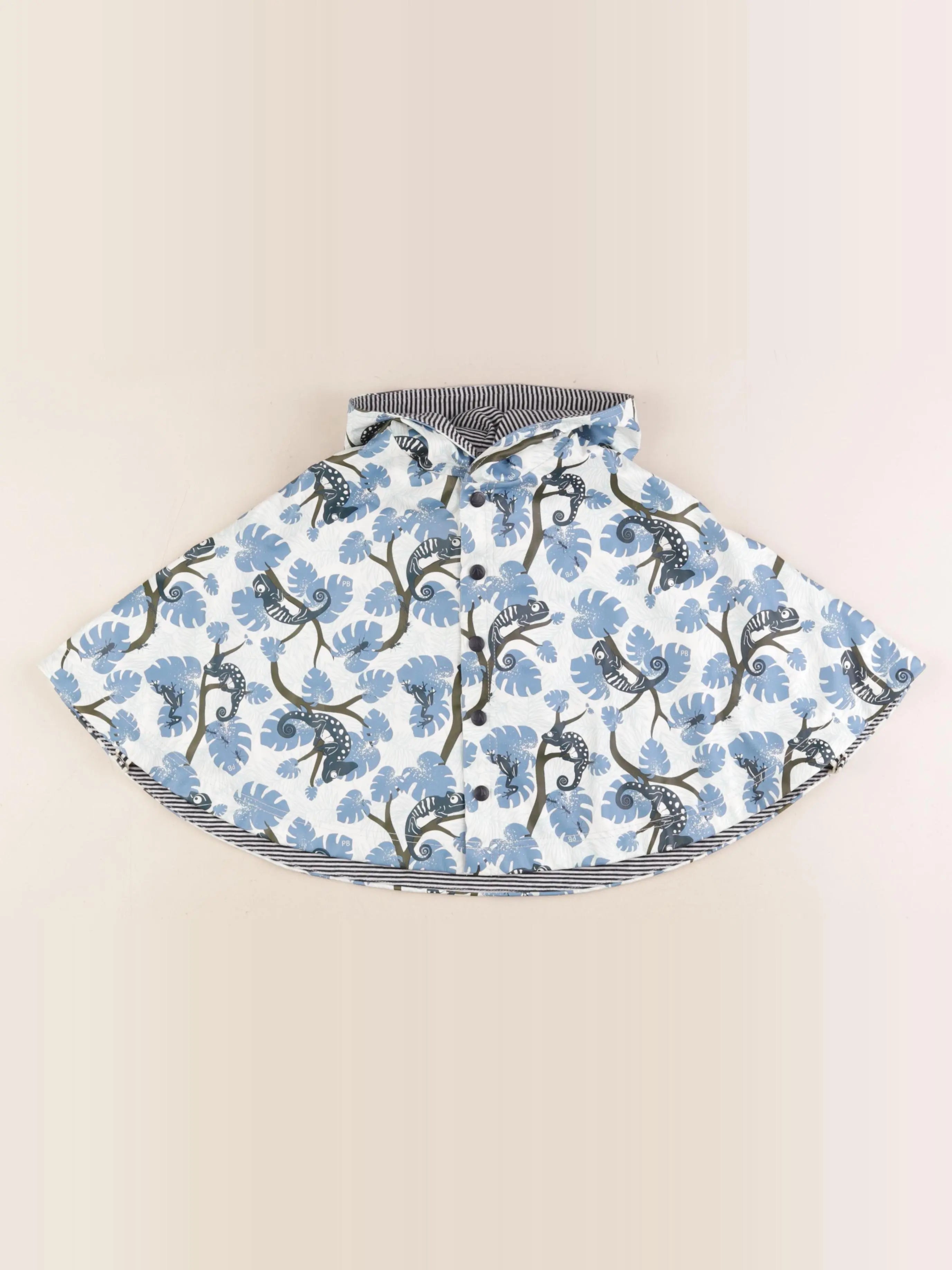 Petit Bateau - imperméable bleu - 6/12 mois