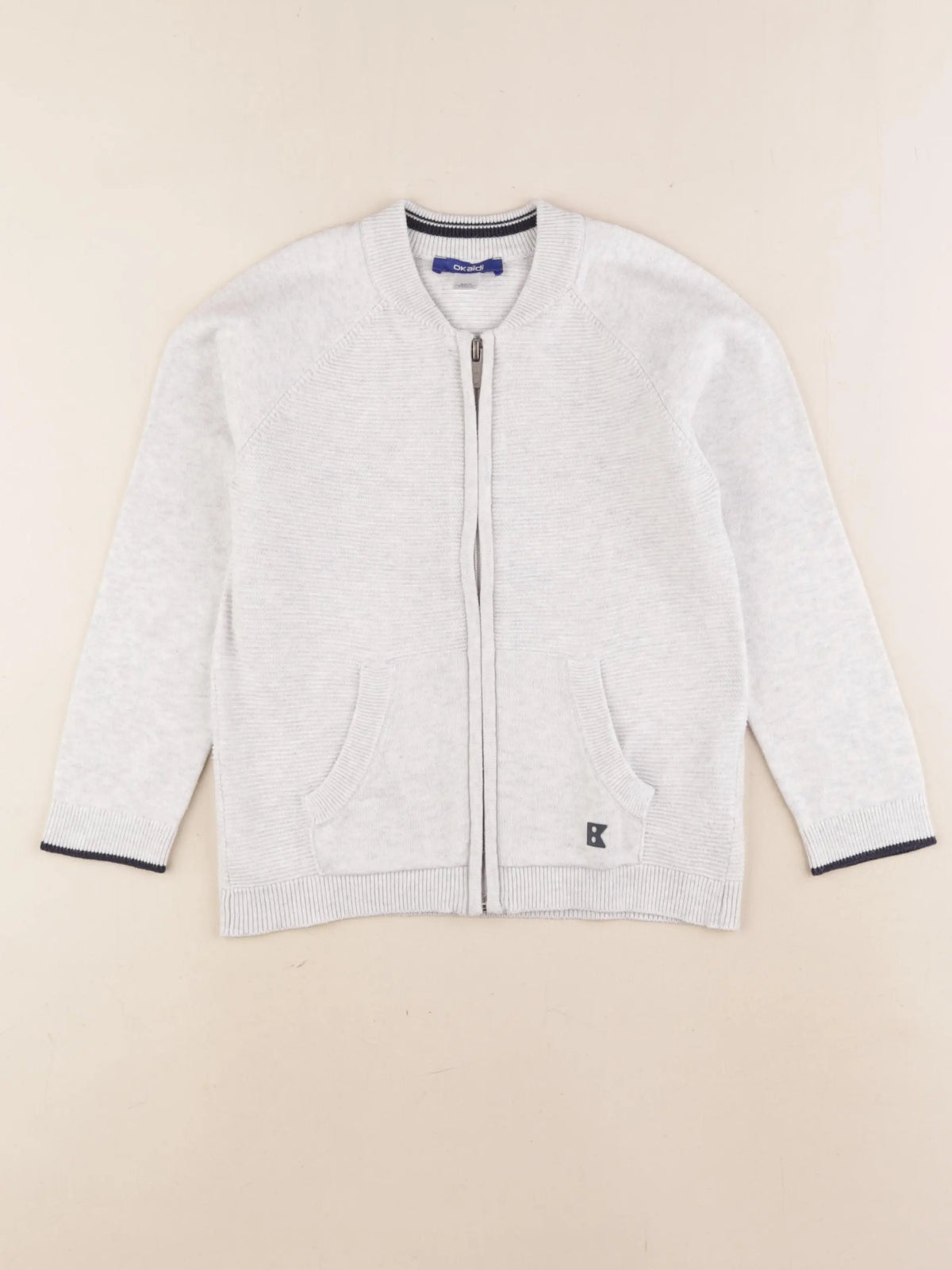 Okaidi - gilet gris - 5 ans