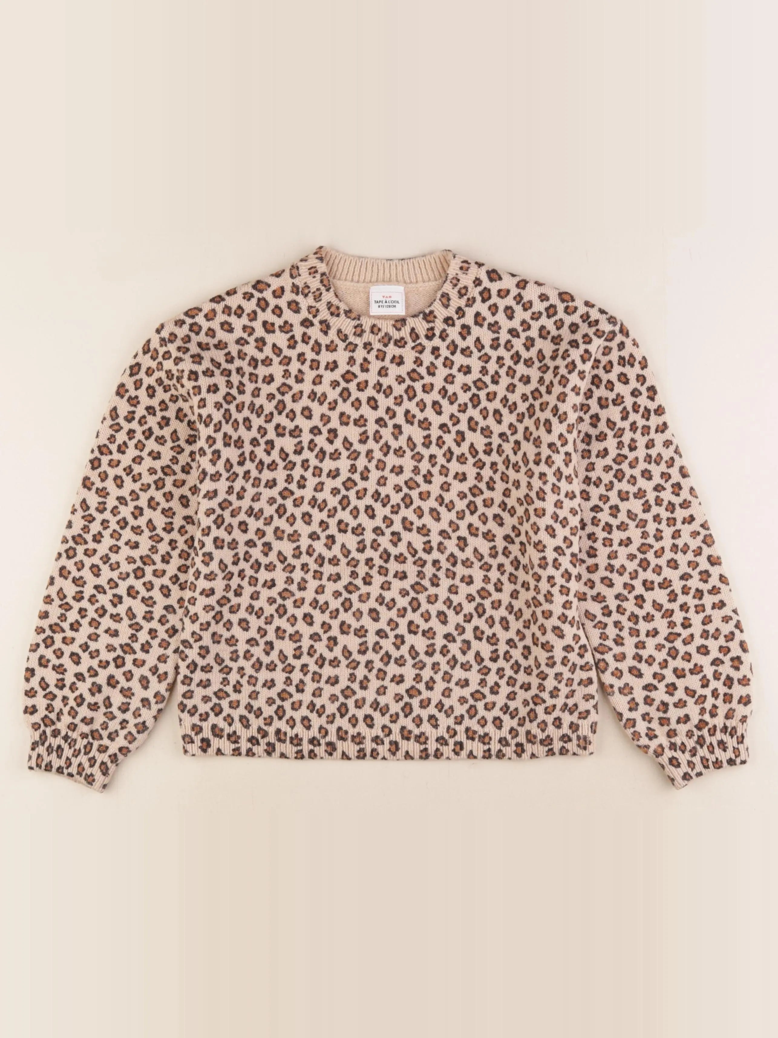 Tape à l'oeil - pull marron - 8 ans