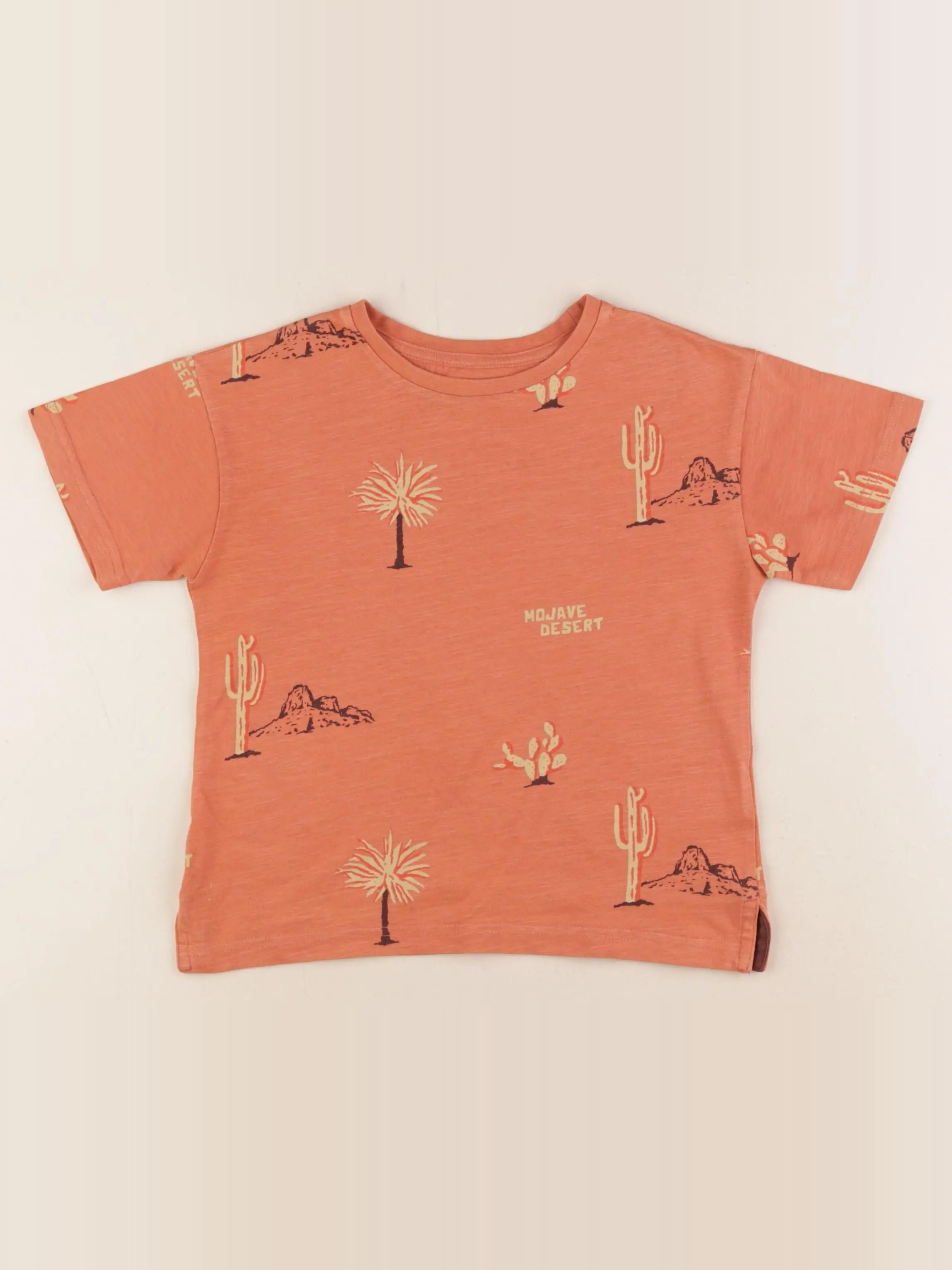 Vertbaudet - tee-shirt orange - 5 ans