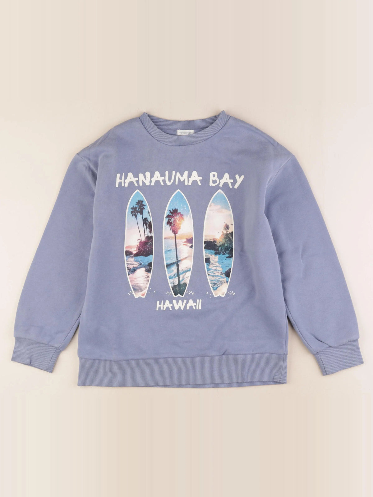 Vertbaudet - sweat bleu - 10 ans