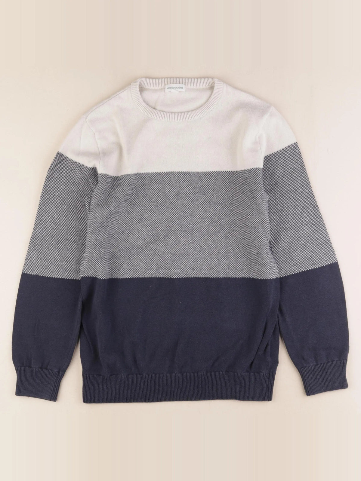 Vertbaudet - pull multicolore - 10 ans