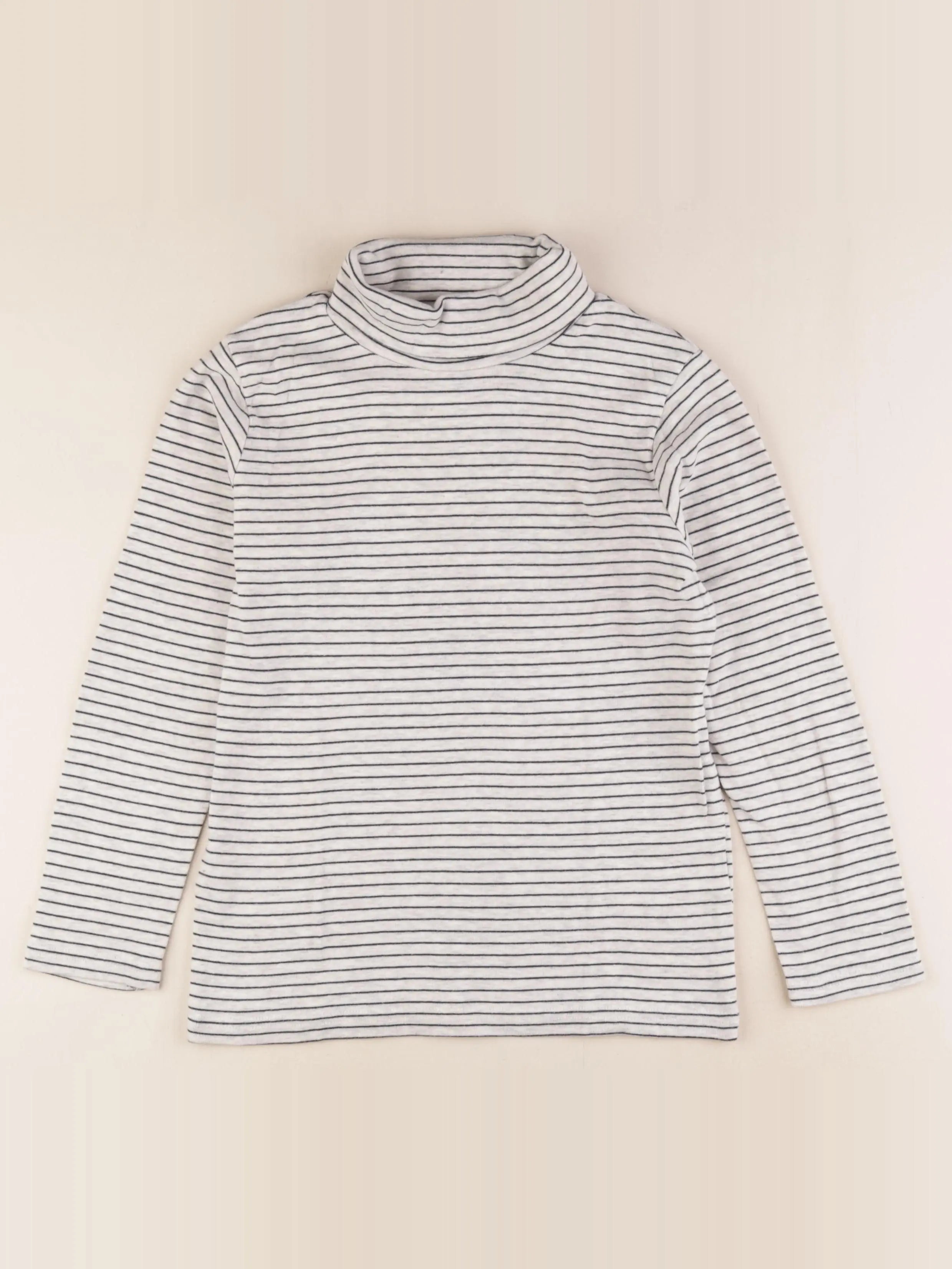 Vertbaudet - sous-pull gris - 10 ans